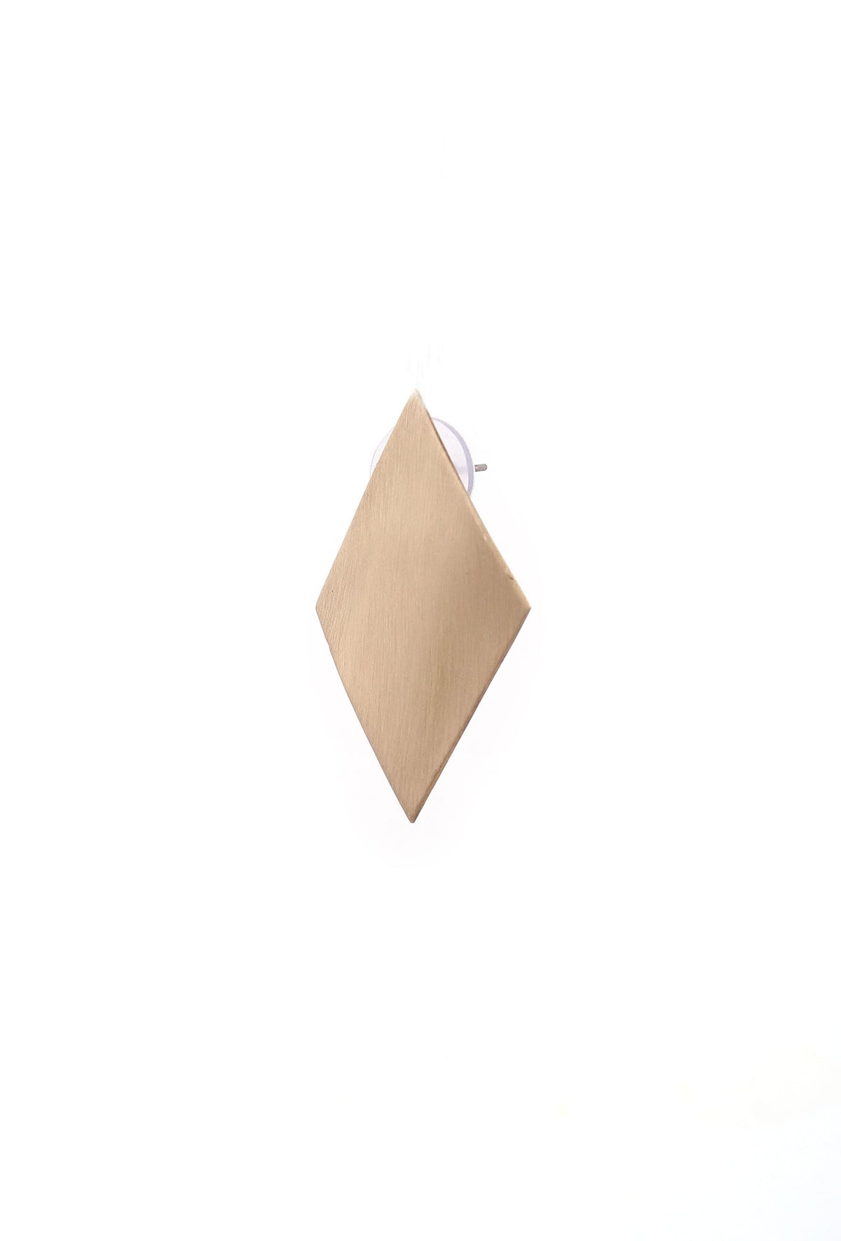 Triangle Brass Earrings