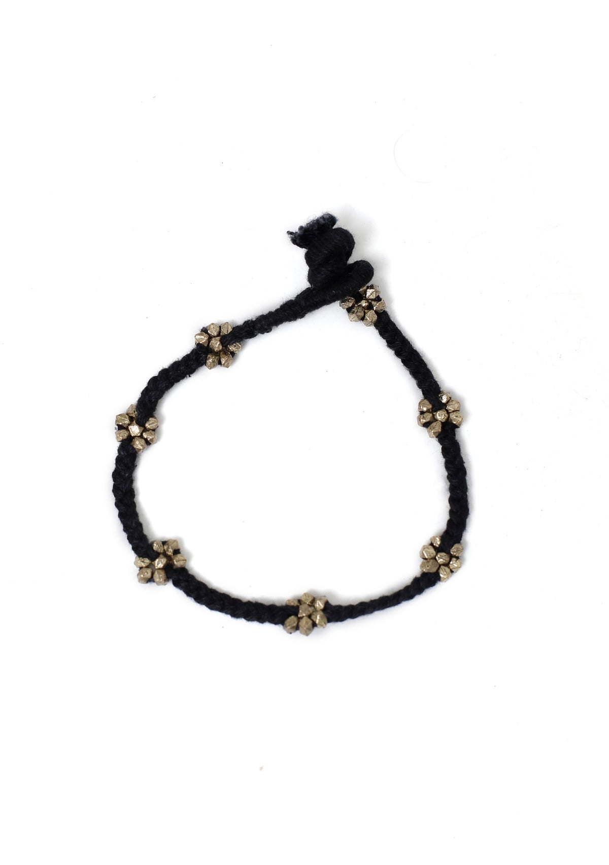 Black Thread Tribal Anklet