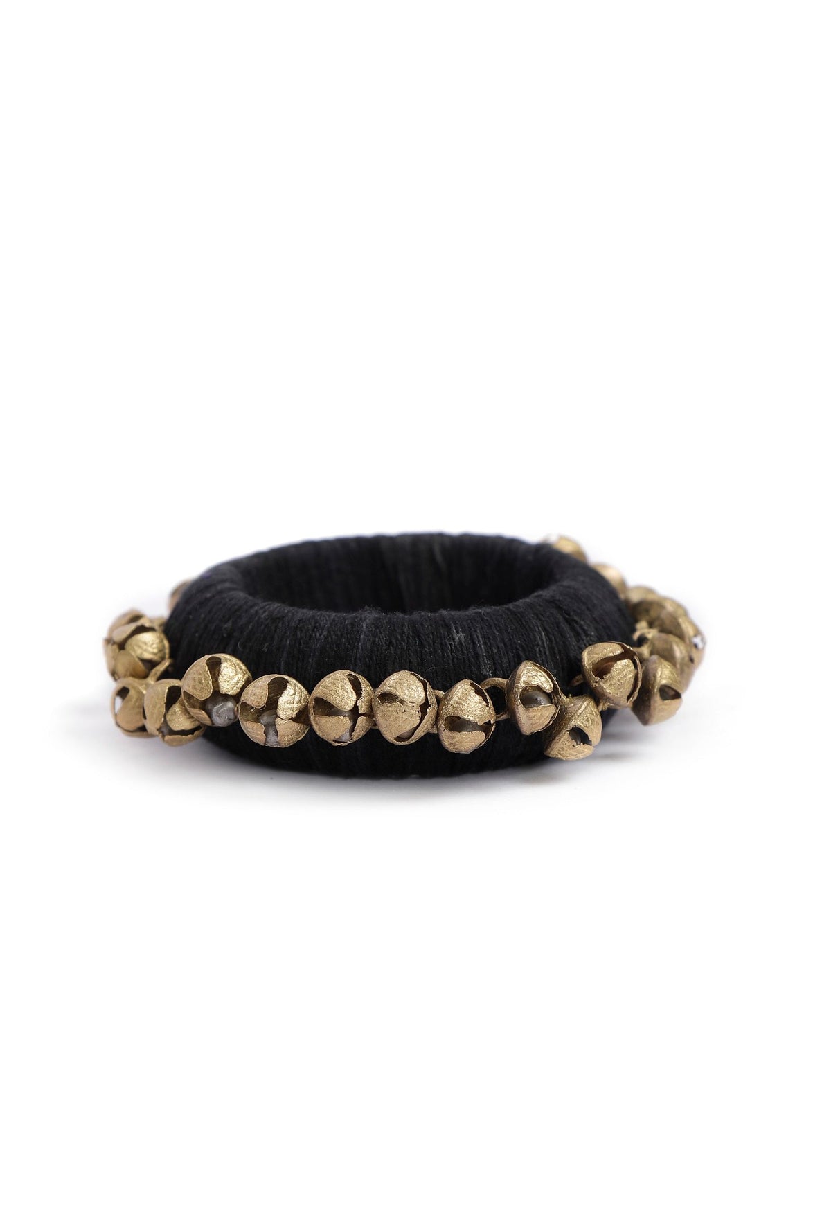 Black Thread Wooden Bangles サイズ 2.4（内径 約5.7cm）