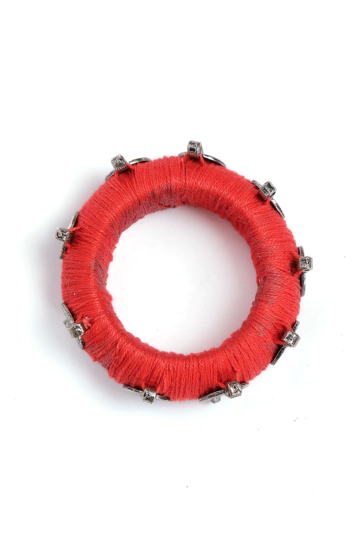 Peach Thread Wooden Bangles サイズ 2.4（内径 約5.7cm）
