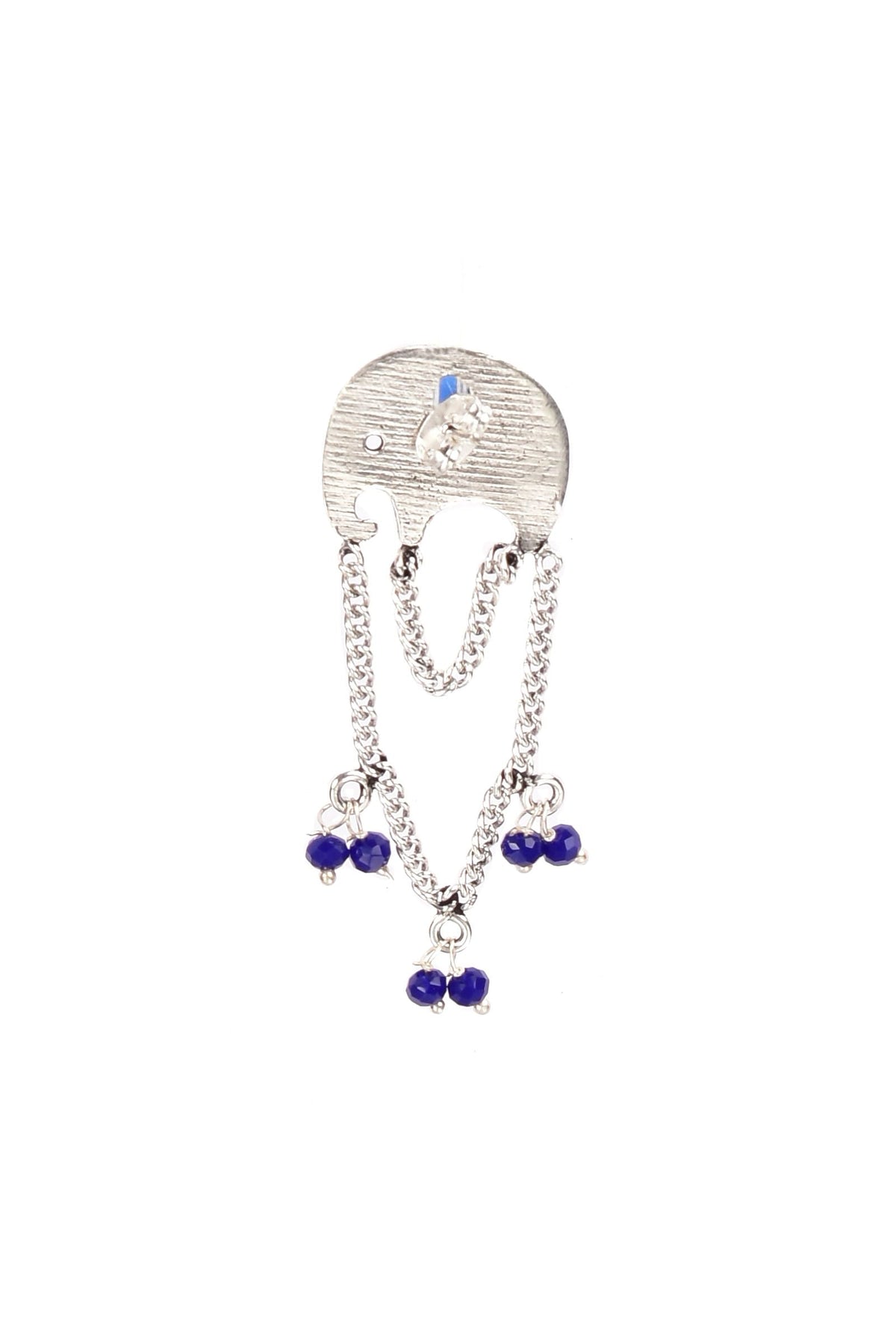 Azure Blue Chain Earrings