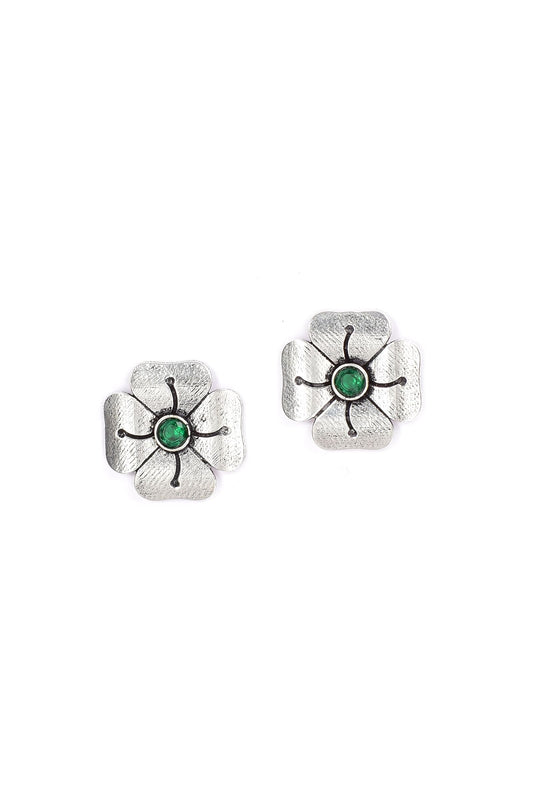 Emerald Green Studs Earrings