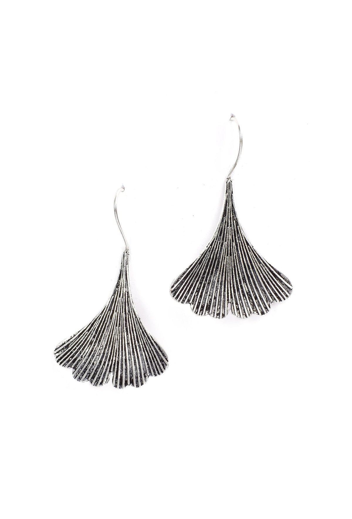 All Lines Brass Earrings
