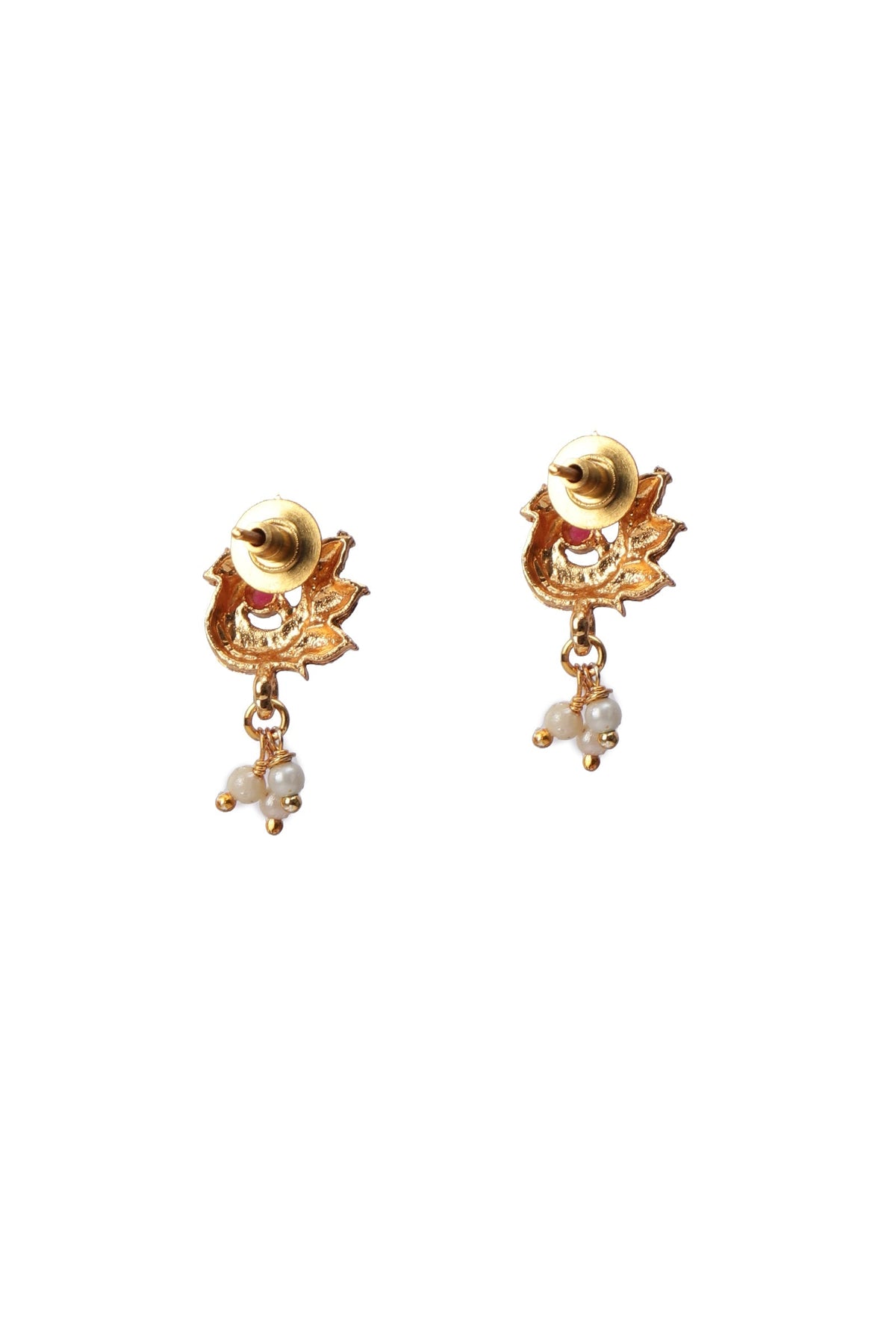 Peacock Inspired Antique Gold Finish Jewellery Set