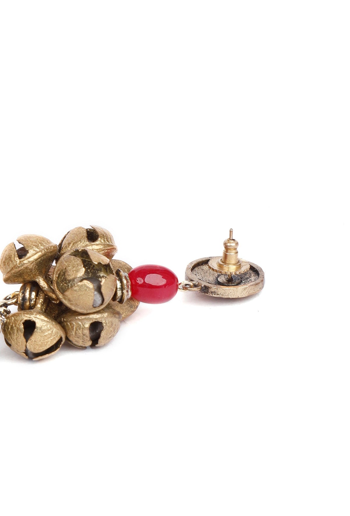 Brass Ghungroo Earrings