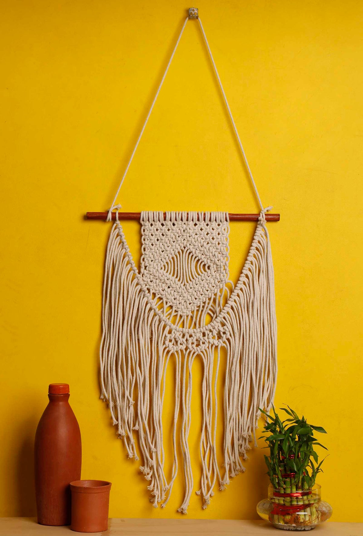 Macrame U-Shaped Wall Hanging