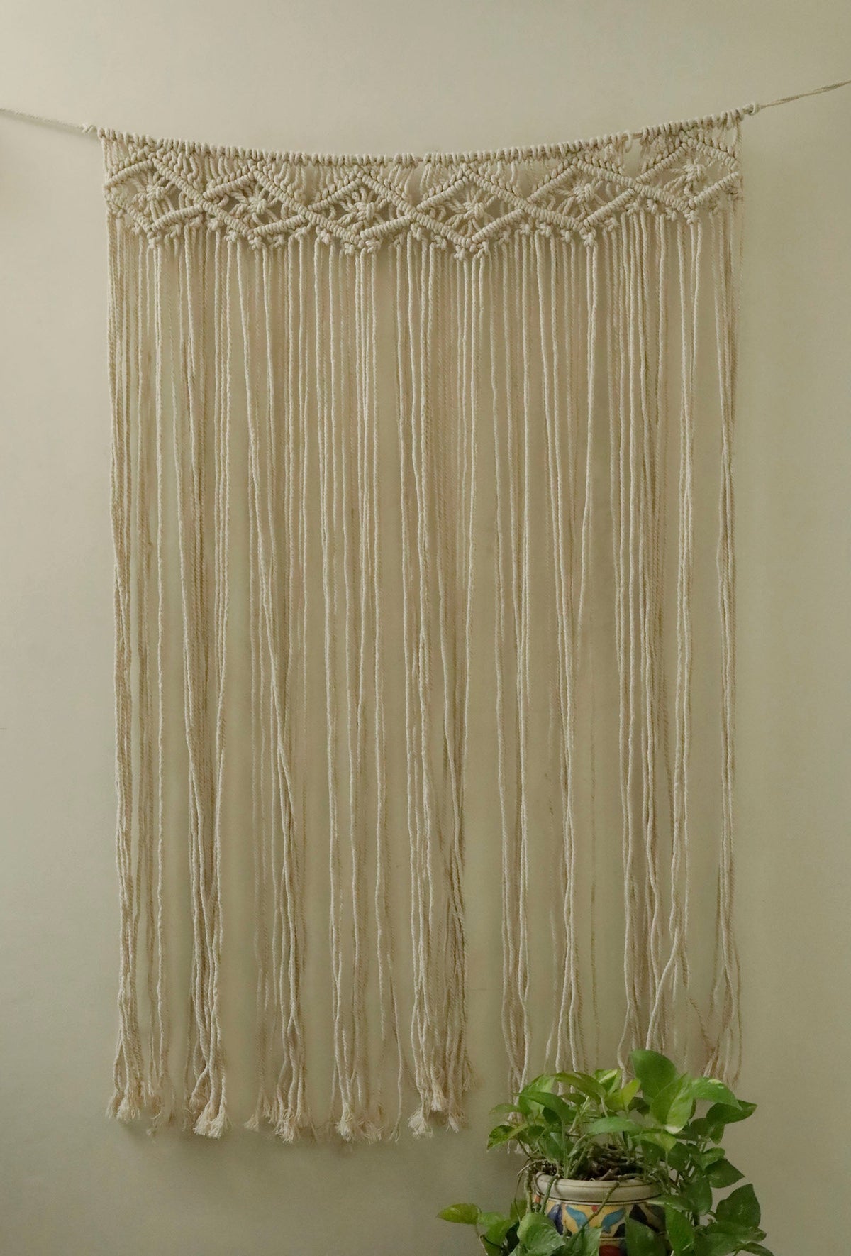 Greek Stripes Macrame Wall Hanging