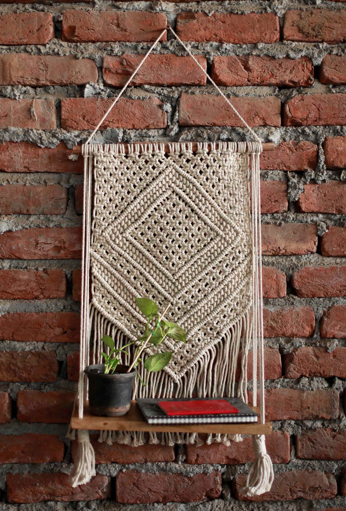 Clover Macrame Wall Hanging