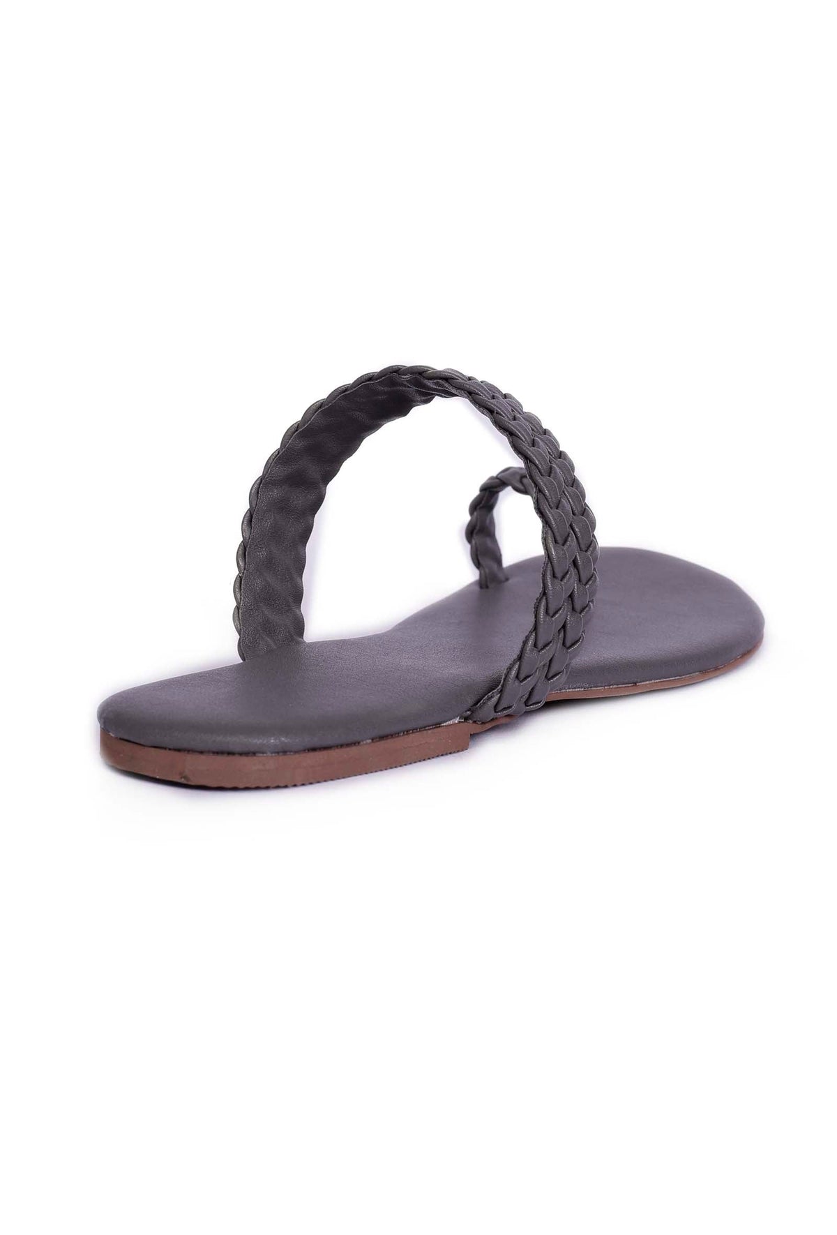 Grey Knotted Cruelty Free Leather Sandals サイズ EU39