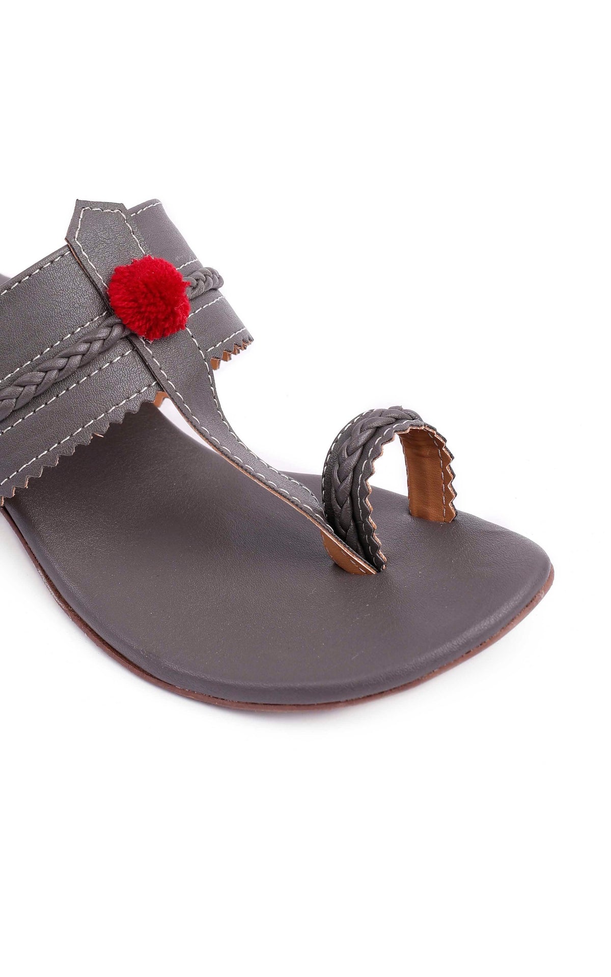 Sara Dark Grey Cruelty Free Leather Heels Sandals サイズ EU37