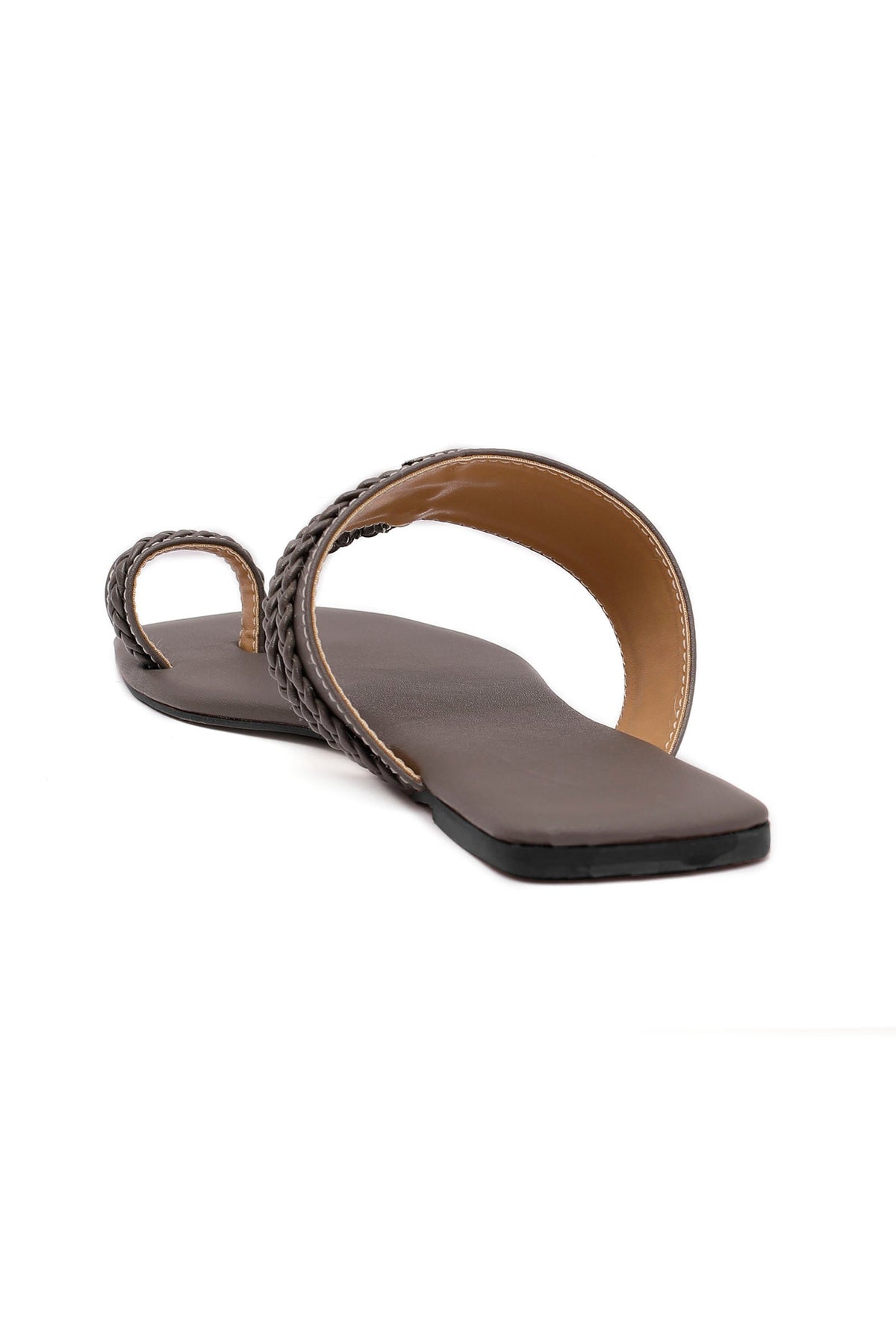 Chalk Brown Cruelty Free Leather Kolhapuri サイズ EU38