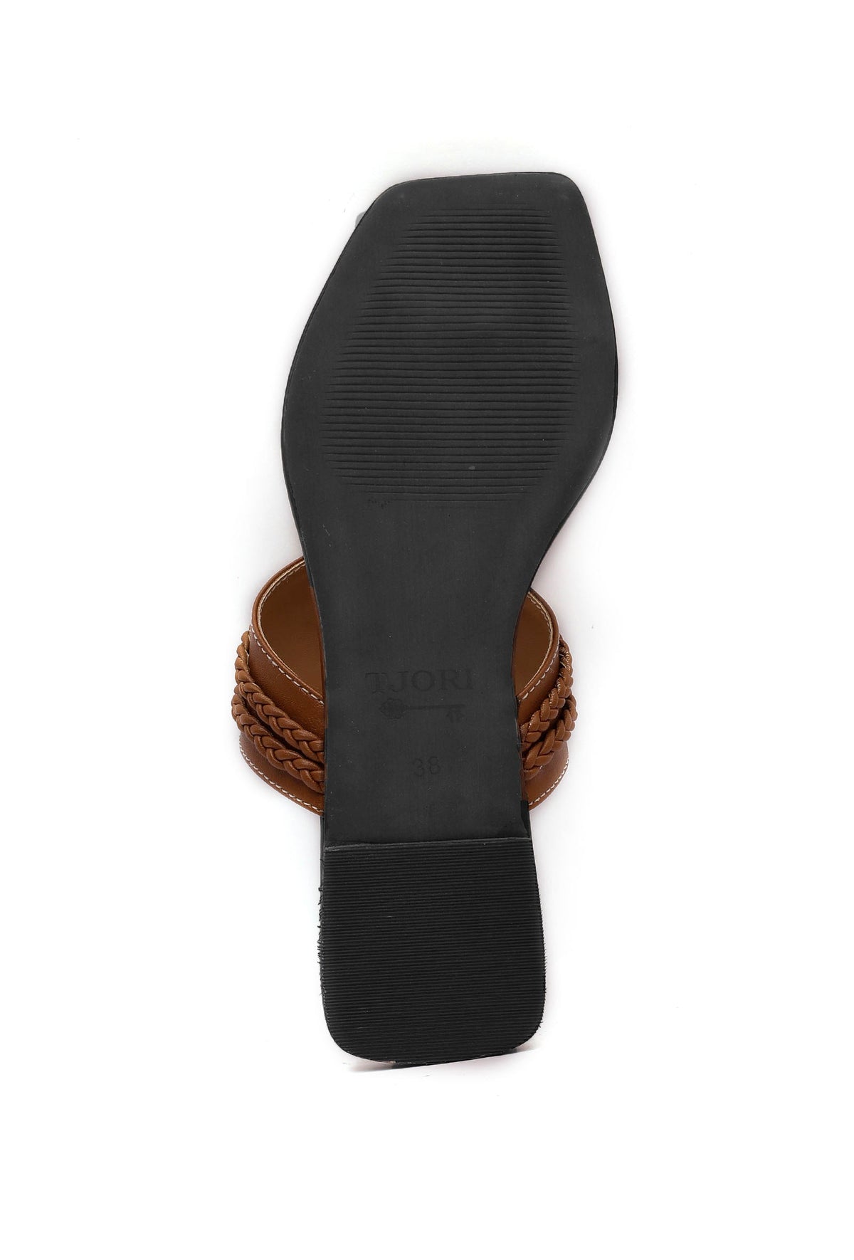 Brown Cruelty Free Leather Kolhapuri サイズ EU36