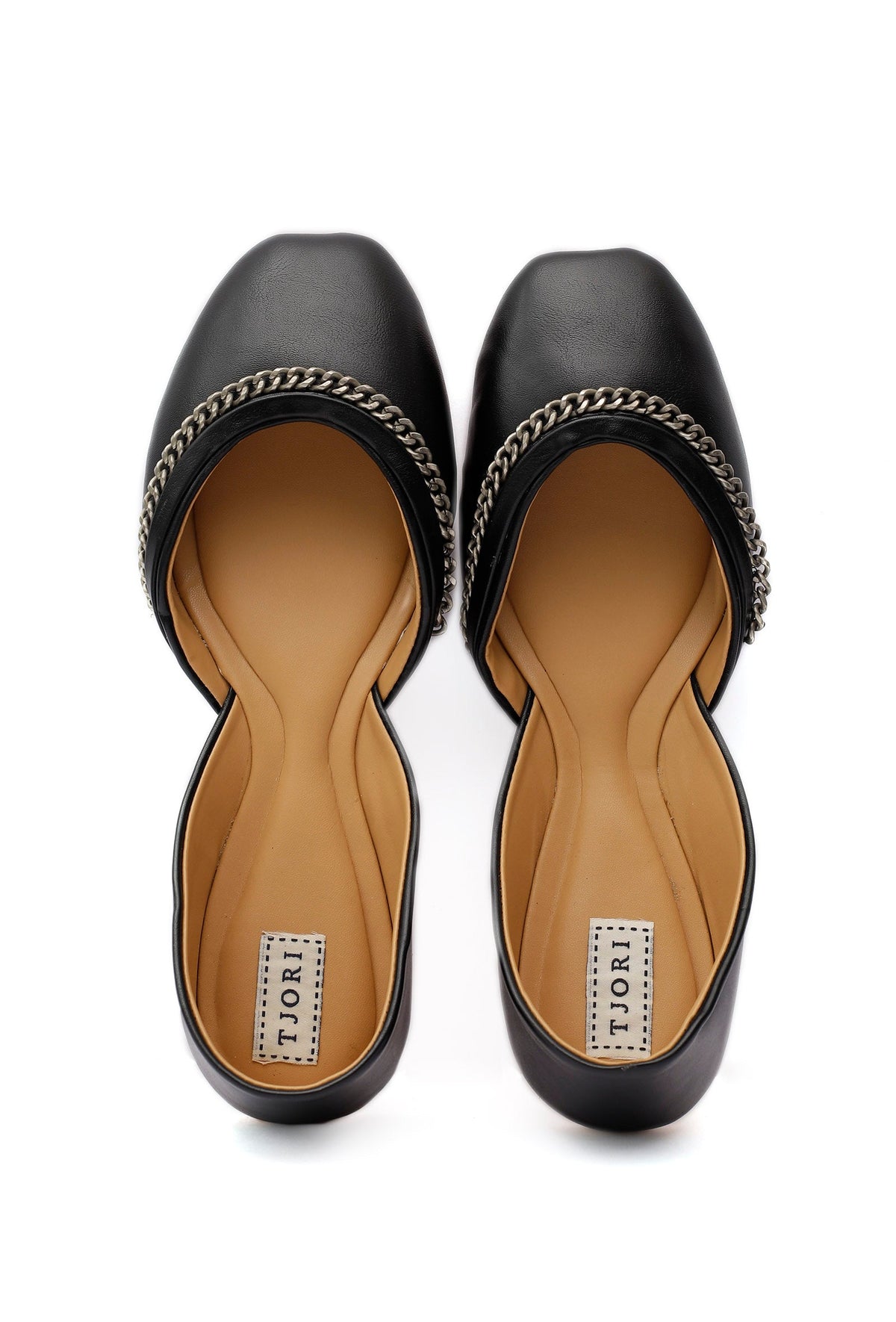 Sukhi Black Cruelty-Free Leather Jutti サイズ EU36