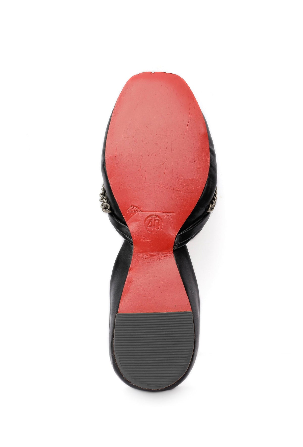 Sukhi Black Cruelty-Free Leather Jutti サイズ EU42