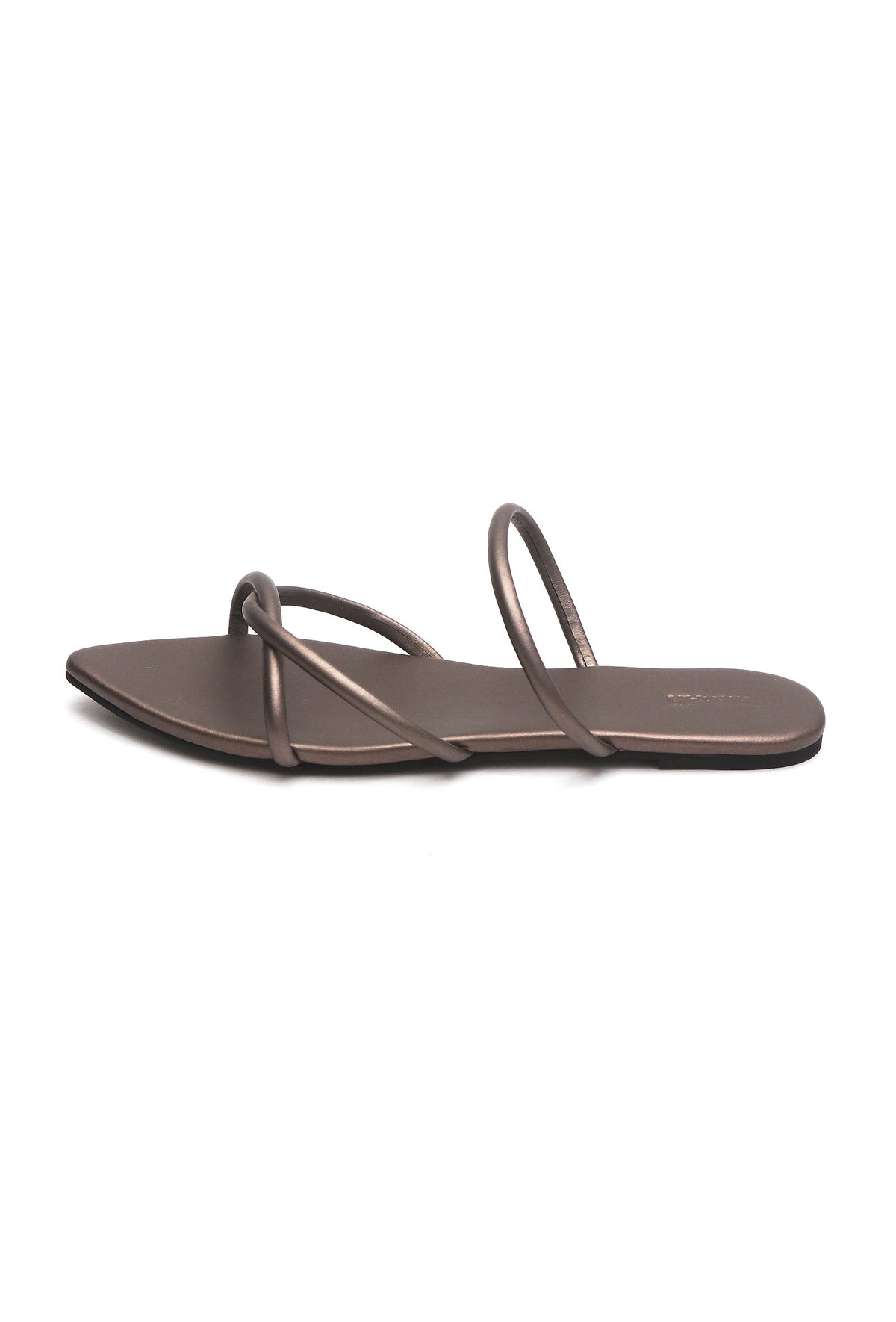 Luna Metallic Strap Flat Sandals サイズ EU41