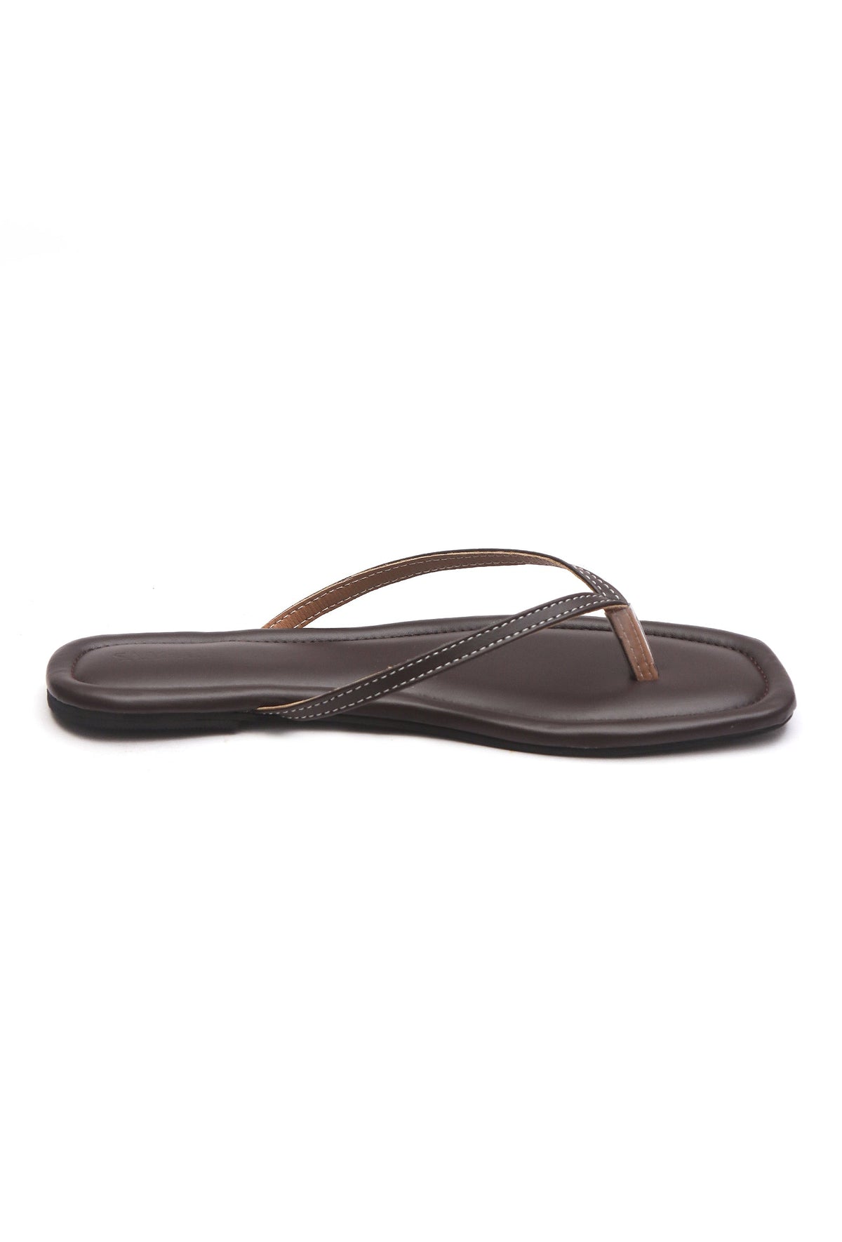 Espresso Cushioned Toe-Ring Flats サイズ EU40
