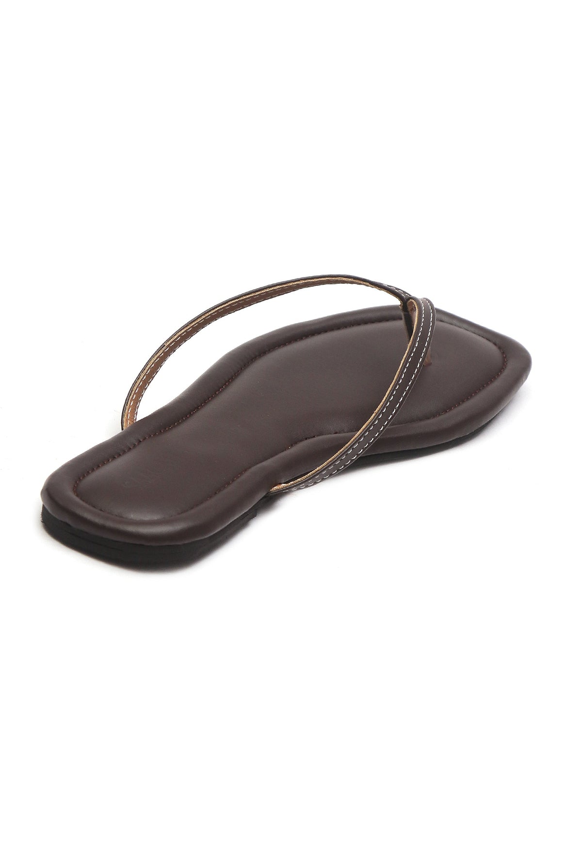 Espresso Cushioned Toe-Ring Flats サイズ EU41
