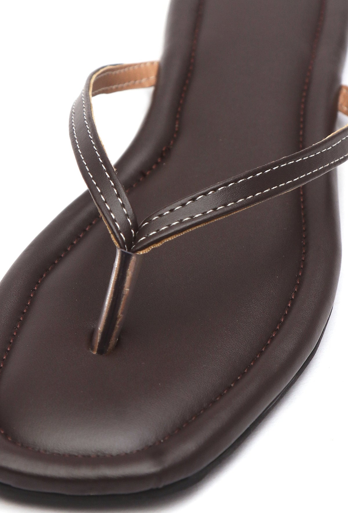 Espresso Cushioned Toe-Ring Flats サイズ EU37