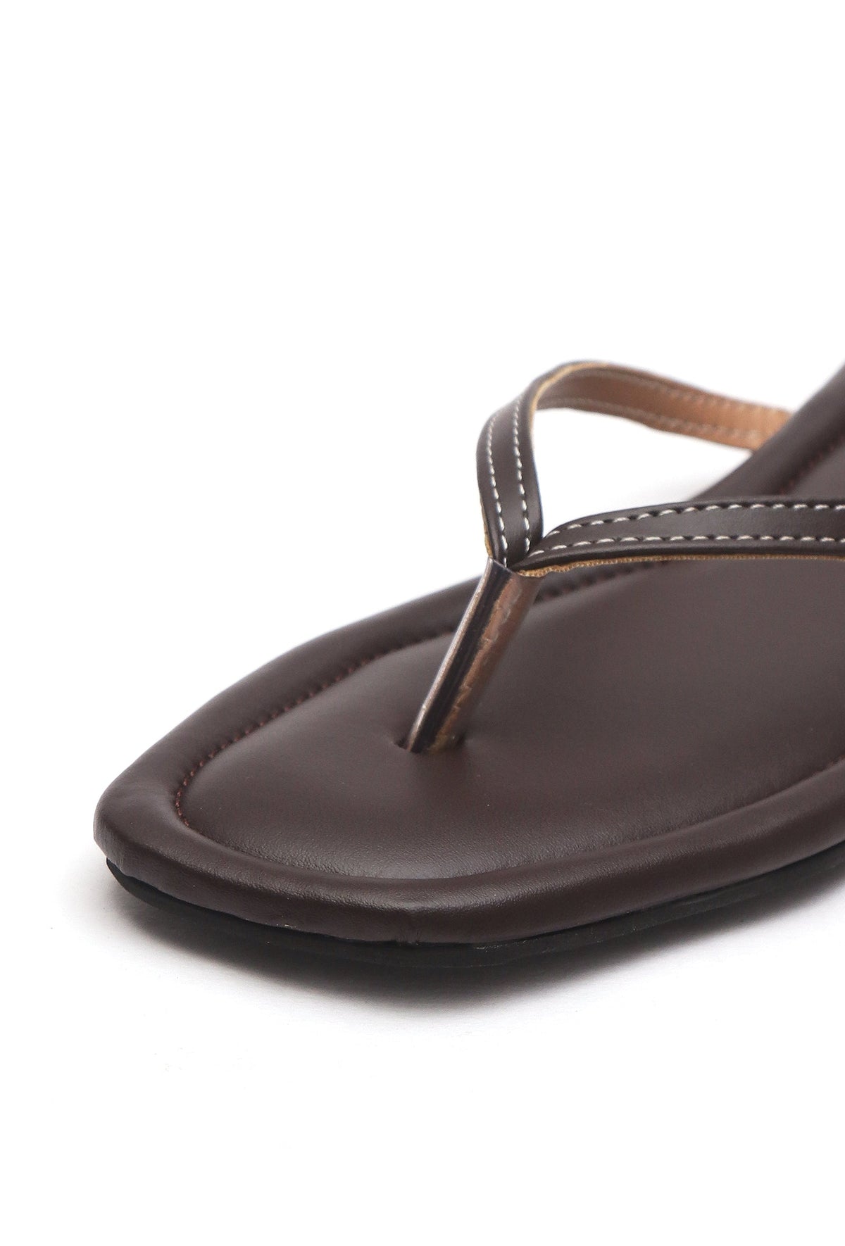 Espresso Cushioned Toe-Ring Flats サイズ EU37