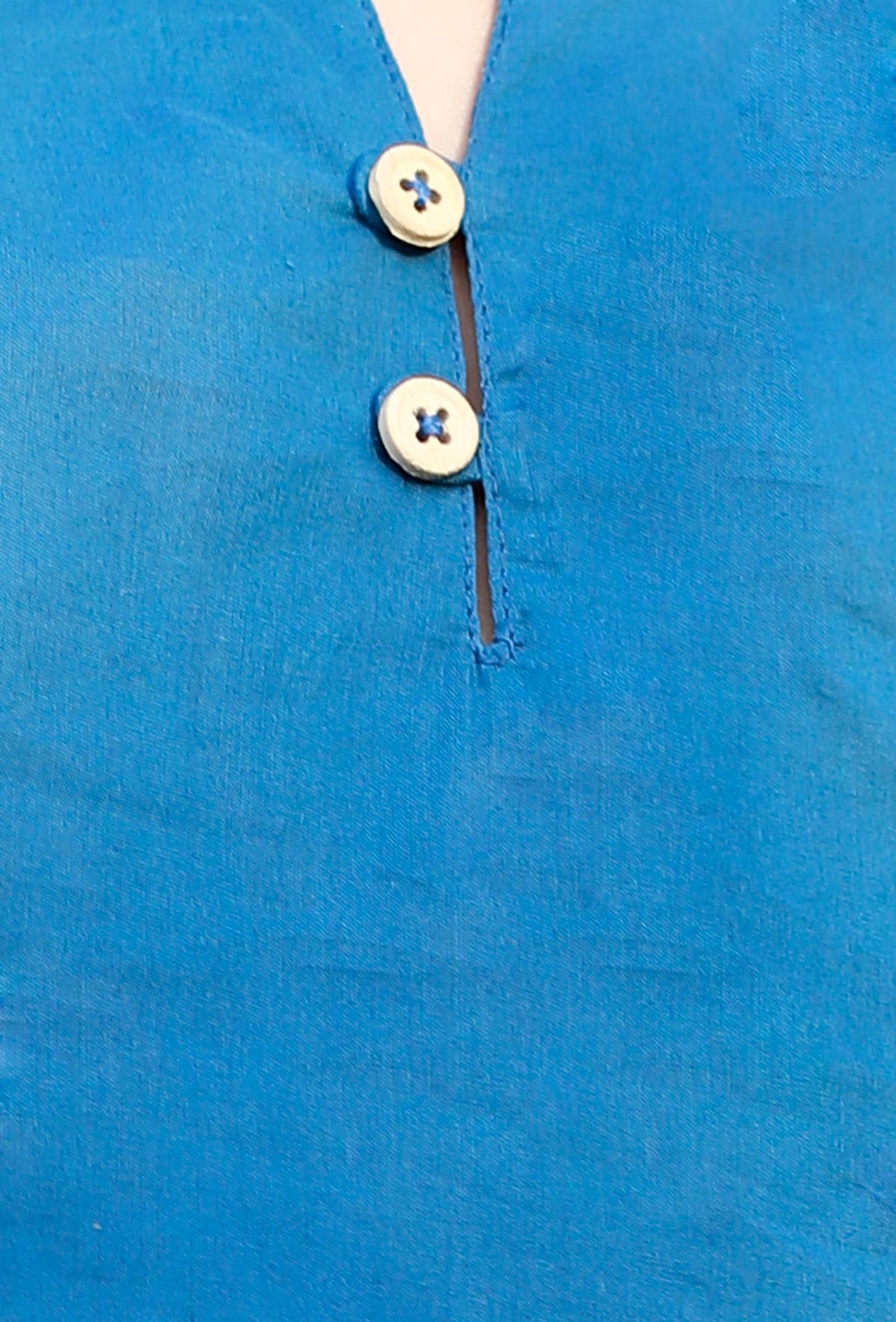 Set of 2: Swirl Blue Cotton Shirt and Blue Capri サイズ 0〜3か月