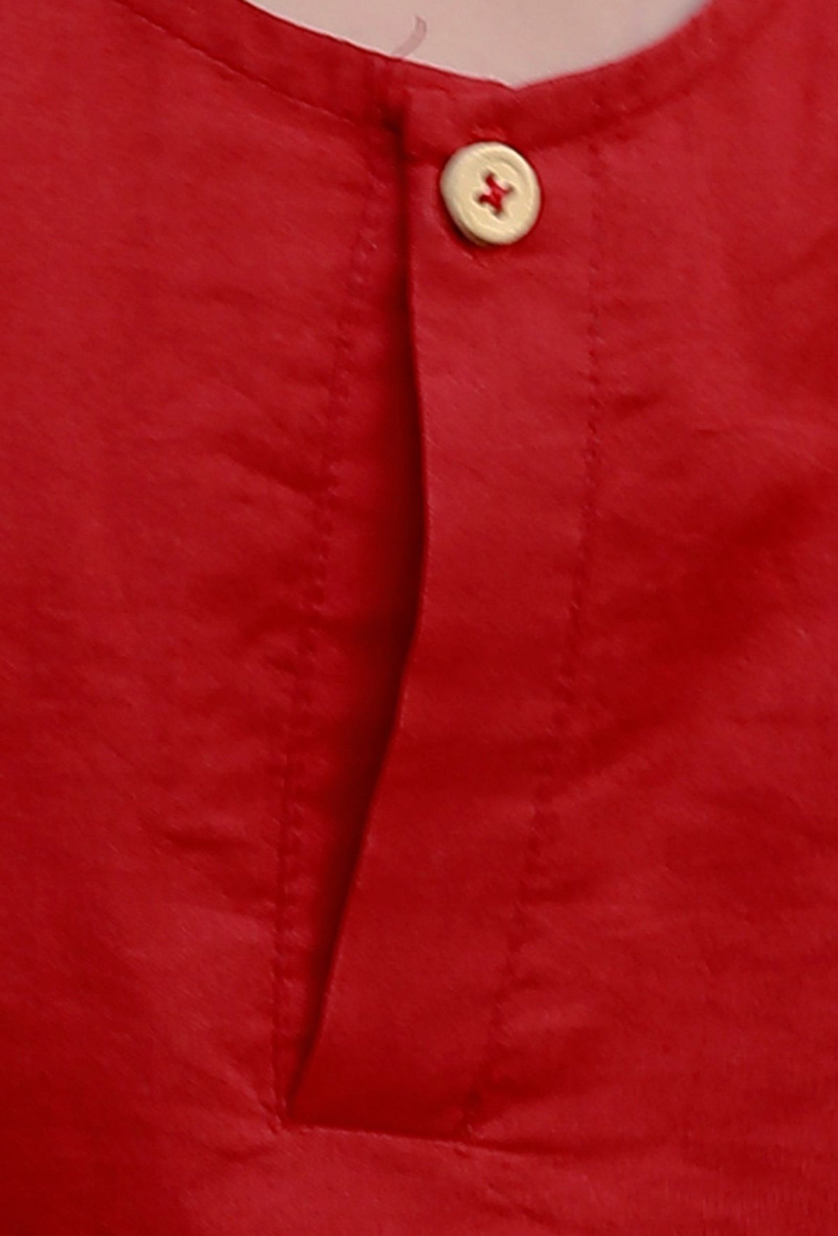 Set of 2: Dennis Red Kurta and Red Pyjama サイズ 9〜12か月