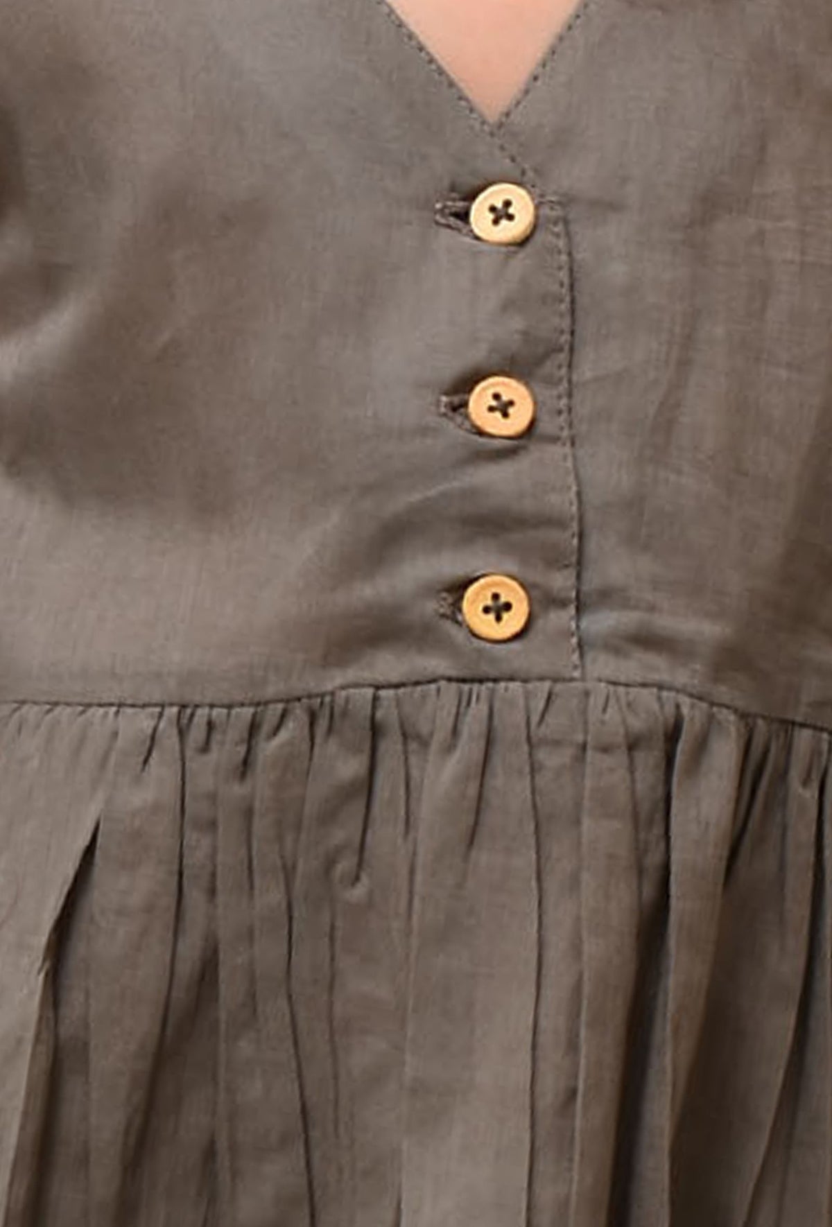 Greyish Brown Mul Mul Dress サイズ 9〜12か月