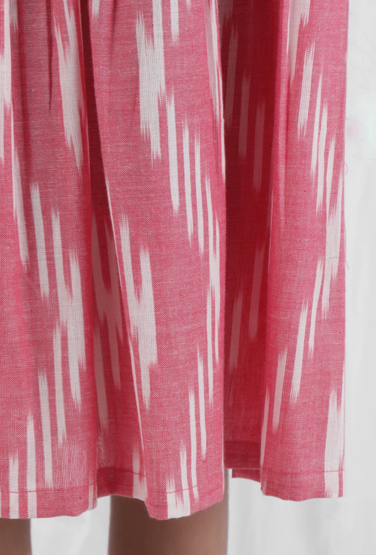 Pink Ikat Cotton Dress サイズ 6〜7歳