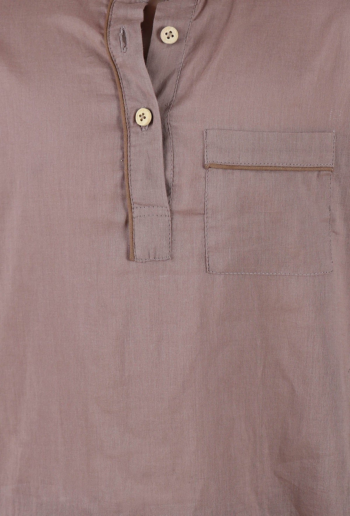 Set of 2: Brown Mulmul Kurta & Pant サイズ 5〜6歳
