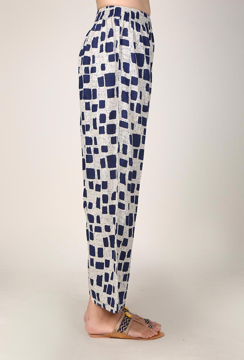 Printed Cotton Pants サイズ XXL