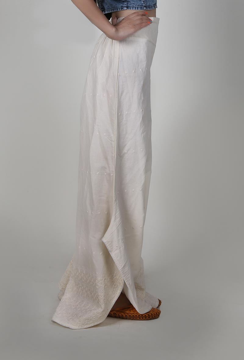 Off-white Chikankari Palazzo サイズ XS