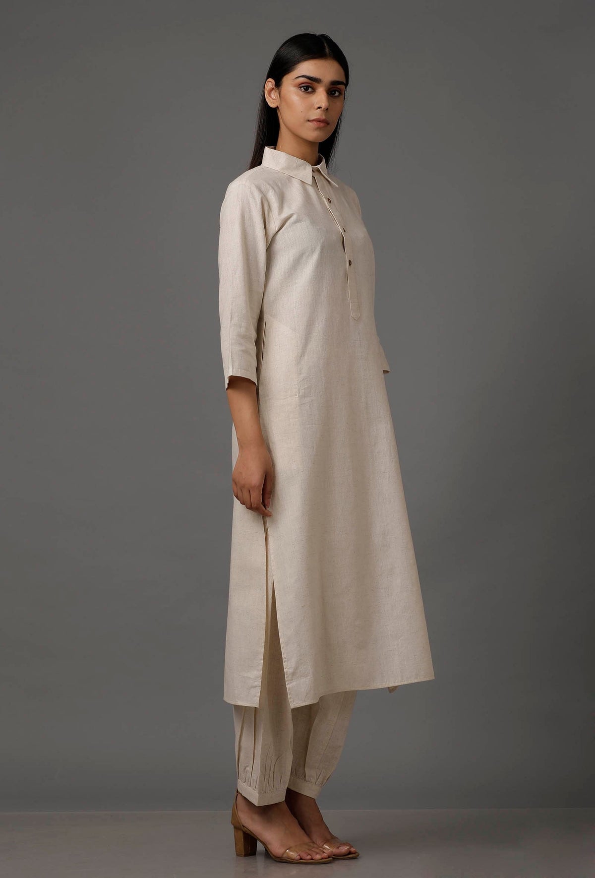 Irish Cream Pure Cotton Kurta サイズ M