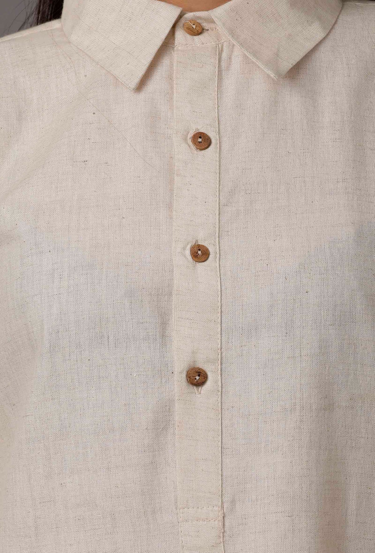 Irish Cream Pure Cotton Kurta サイズ M