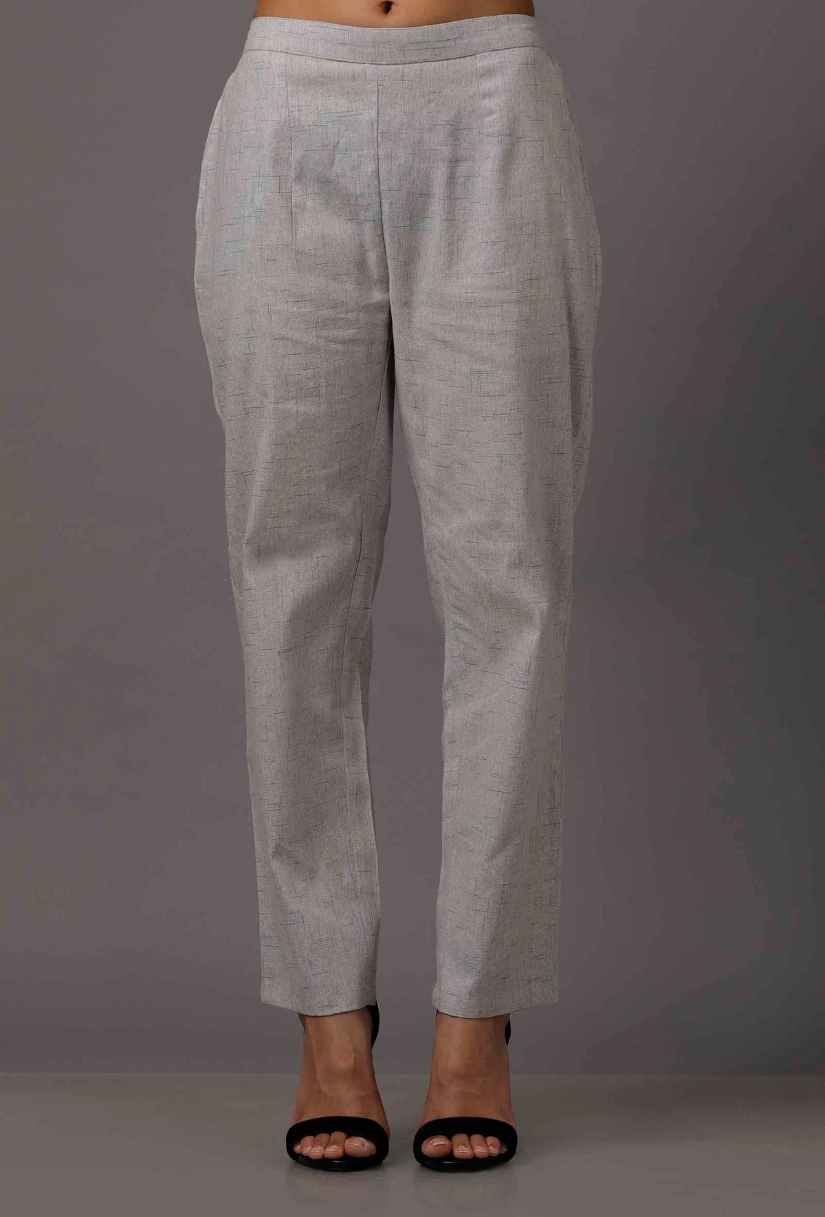 Light Blue Pure Woven Cotton Pants サイズ S