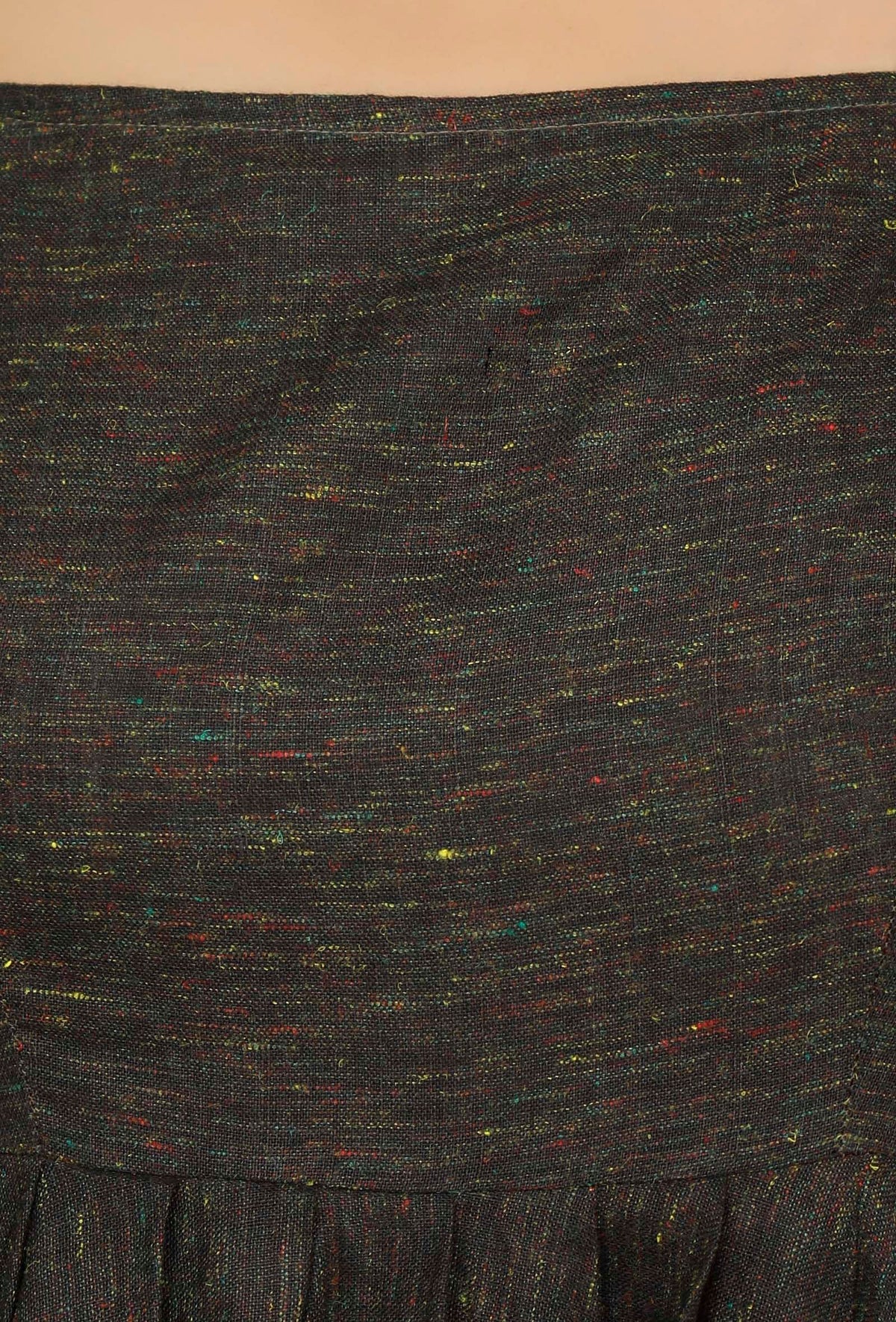 Dark Olive Sleeveless Cotton Khadi Kurta サイズ XS