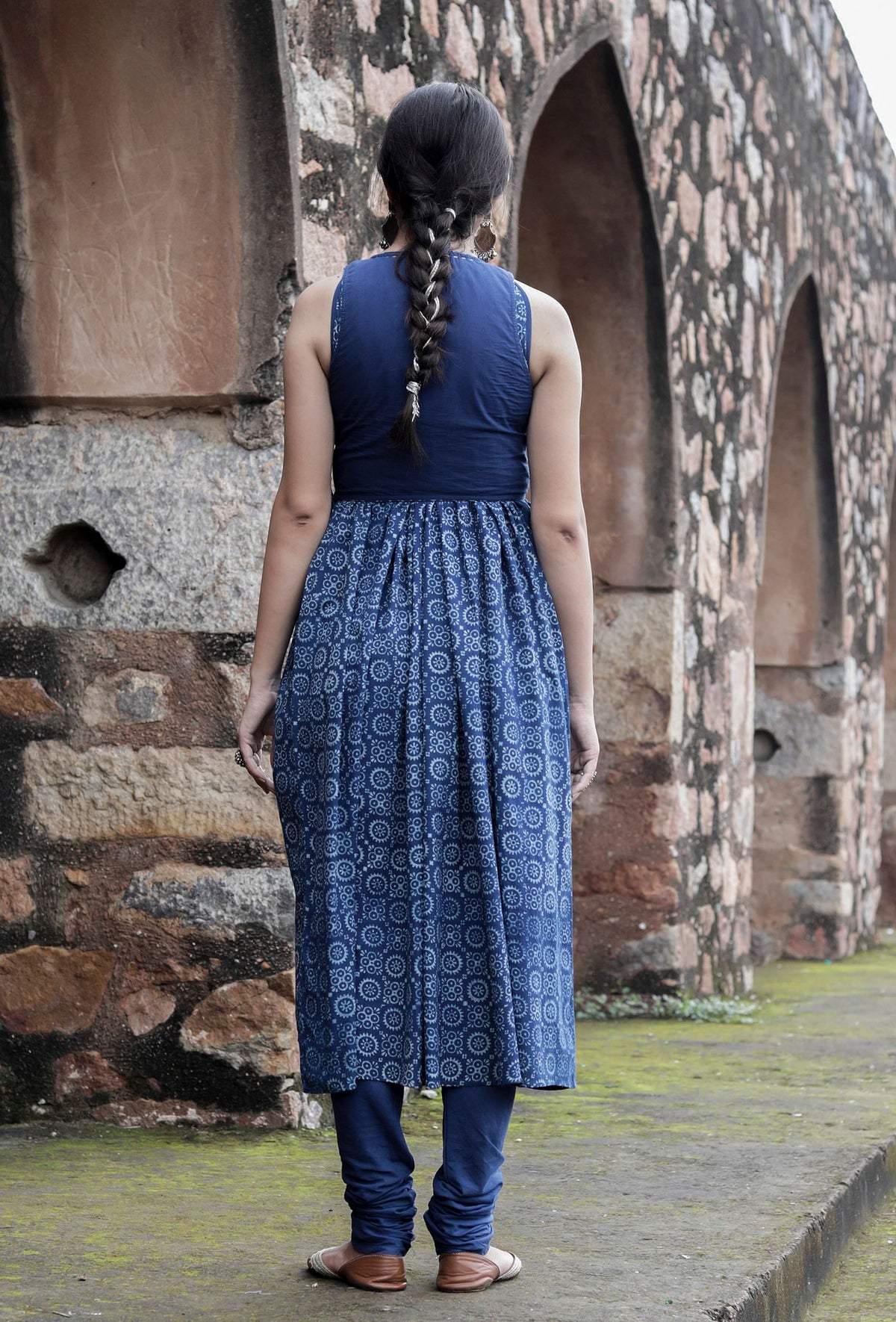 Diya Indigo Solid Blue Bustier Top サイズ XXXL