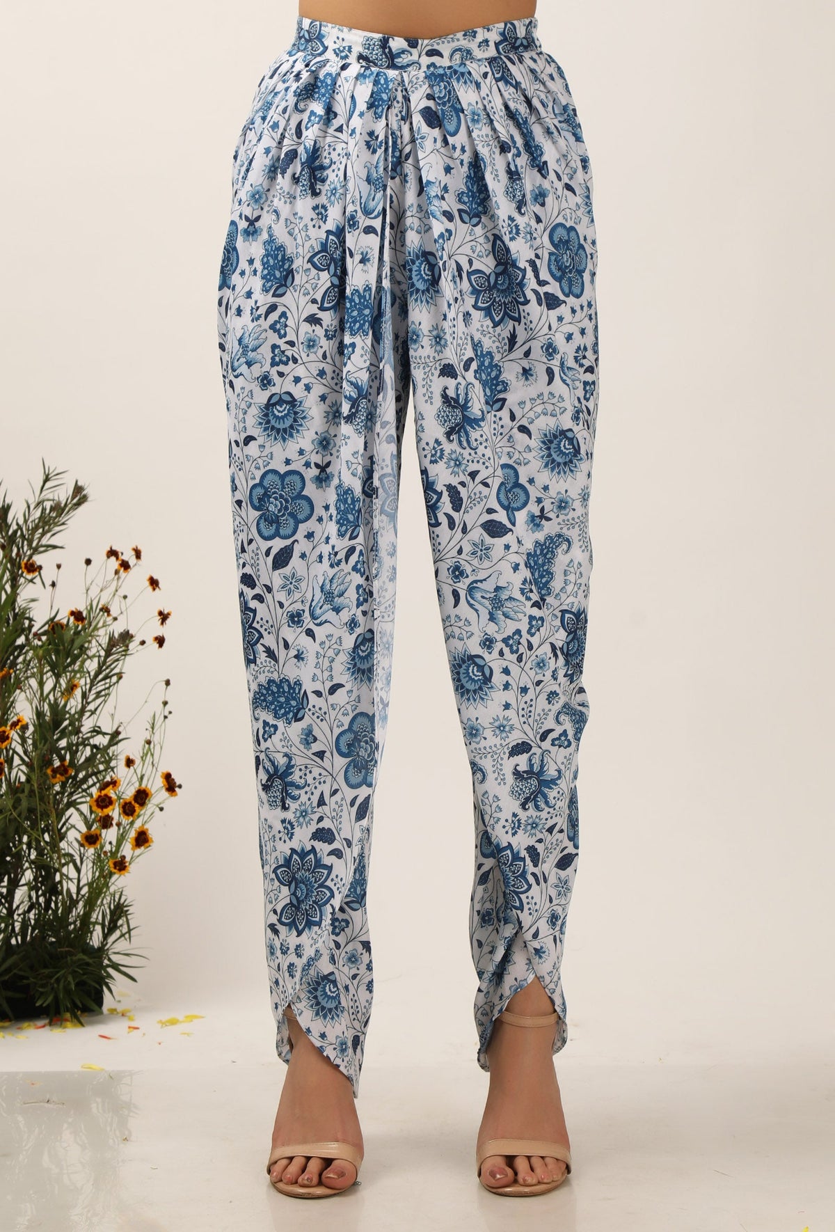 Serena Floral Chintz Dhoti Pants サイズ L