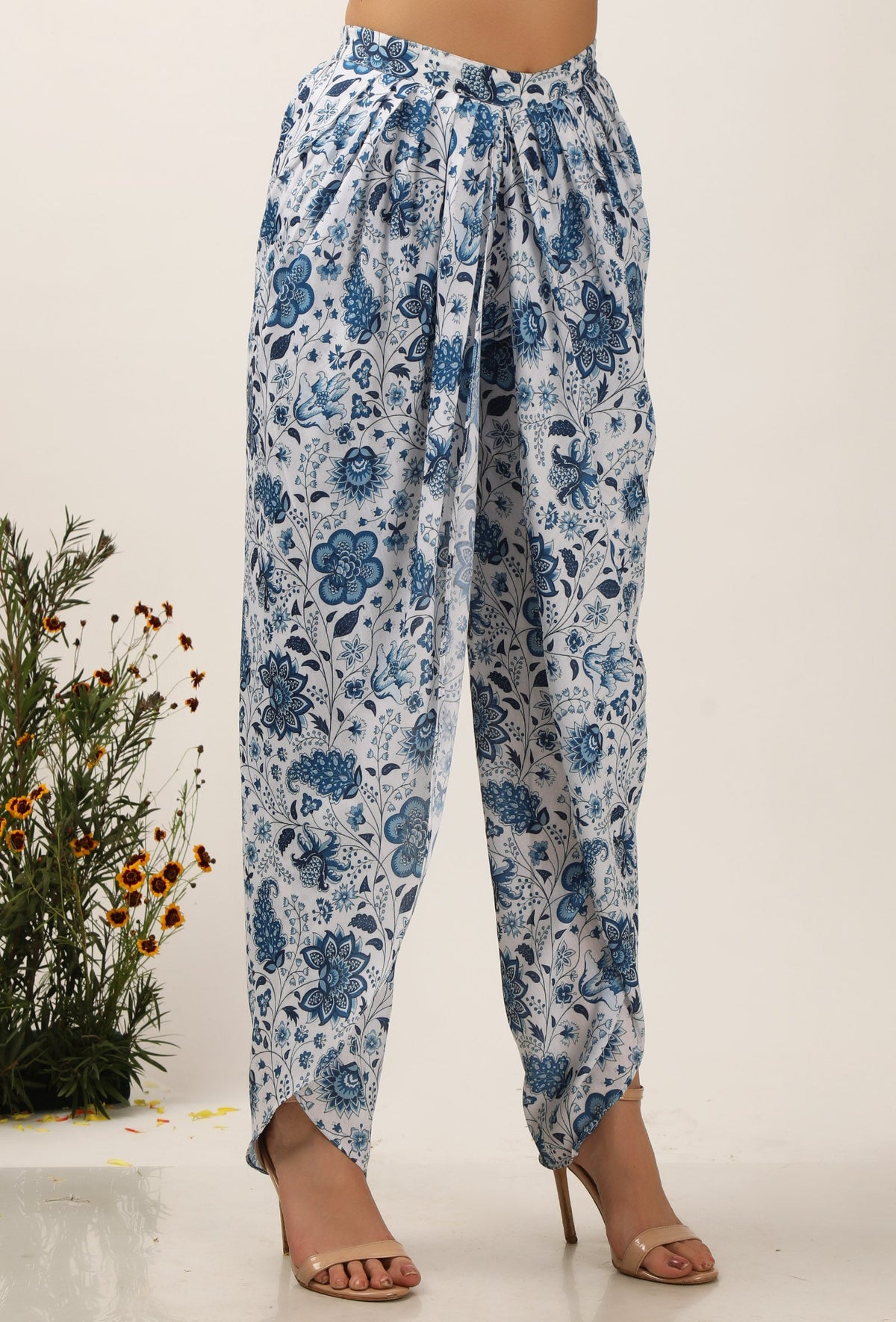 Serena Floral Chintz Dhoti Pants サイズ L