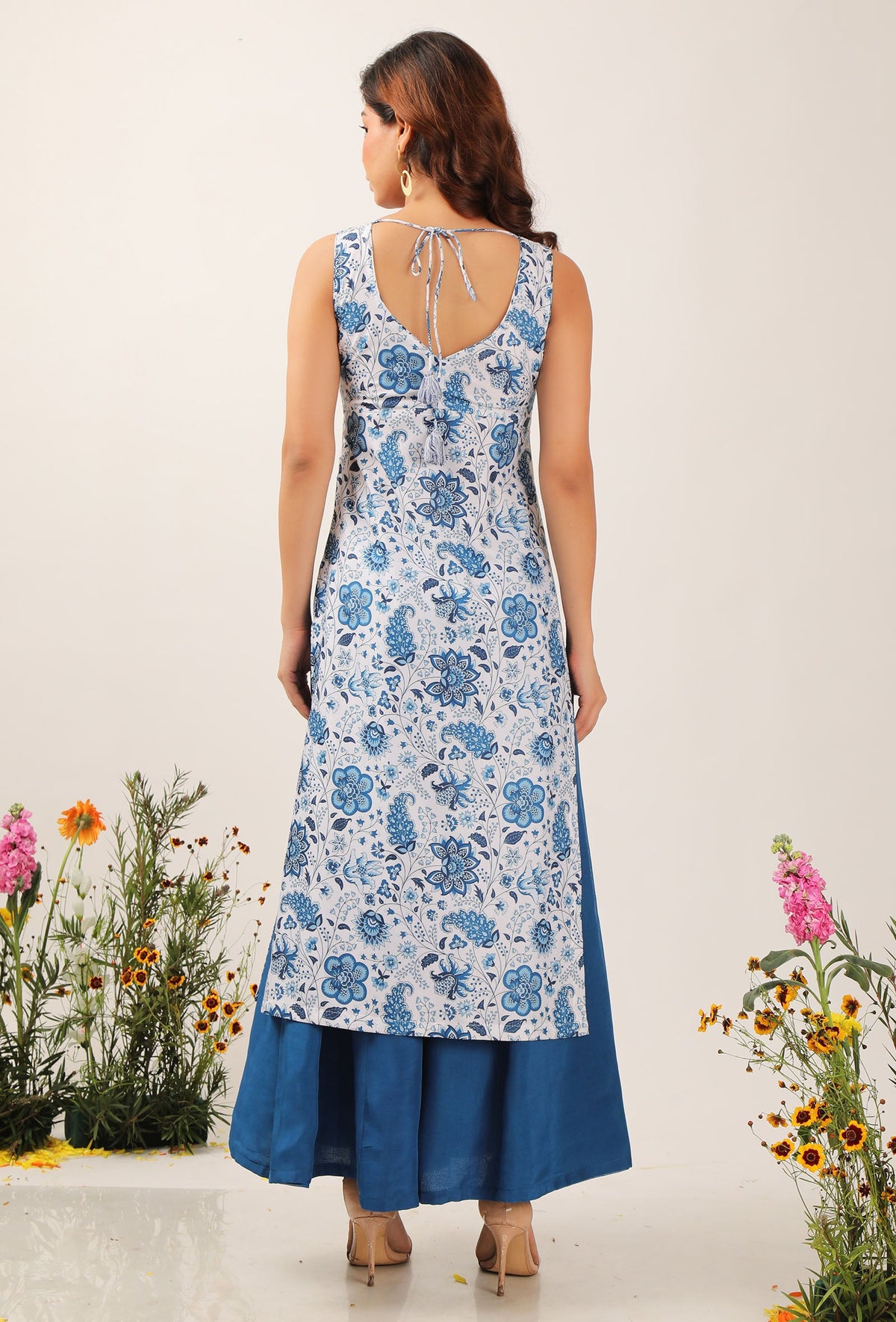Serena Floral Chintz Straight Kurta サイズ M