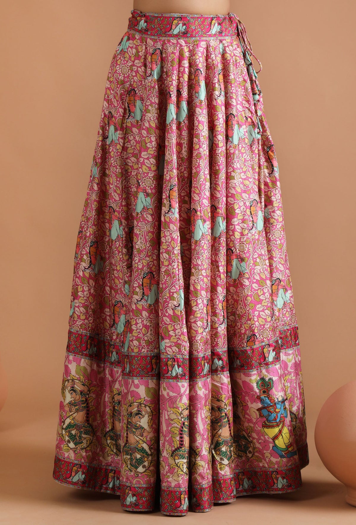 Anika Allover Kalamkari Kalidar Skirt サイズ M
