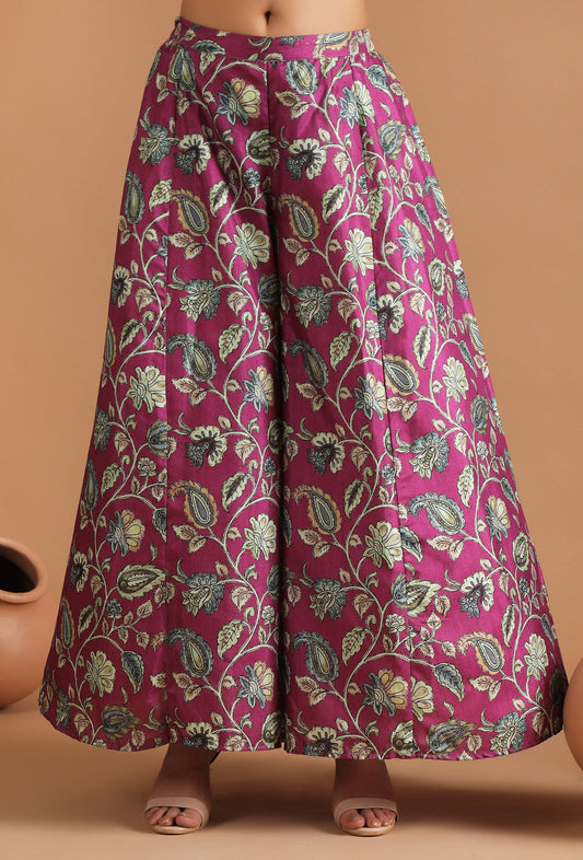 Mahira Allover Kalamkari Palazzo Pants サイズ S