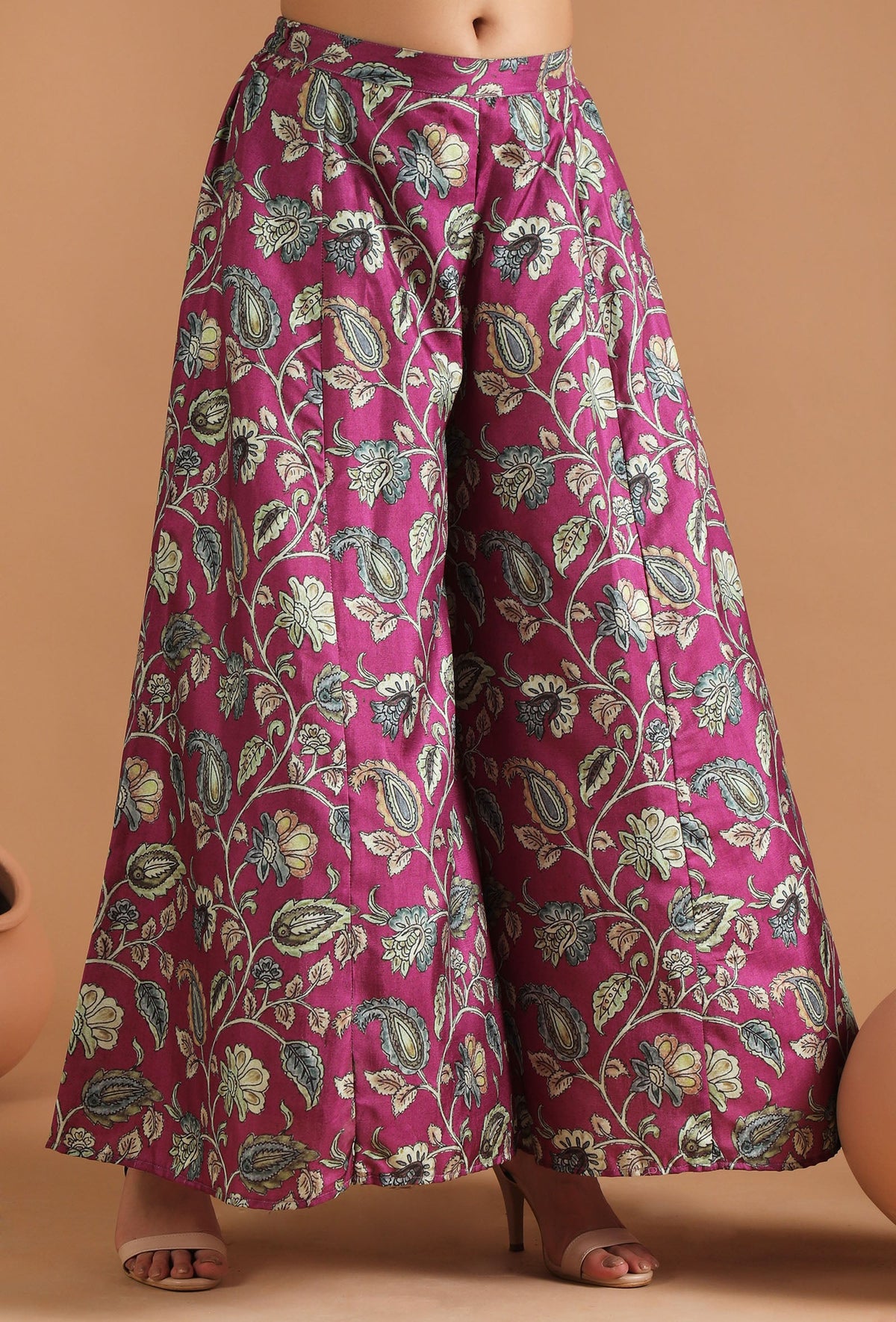Mahira Allover Kalamkari Palazzo Pants サイズ S