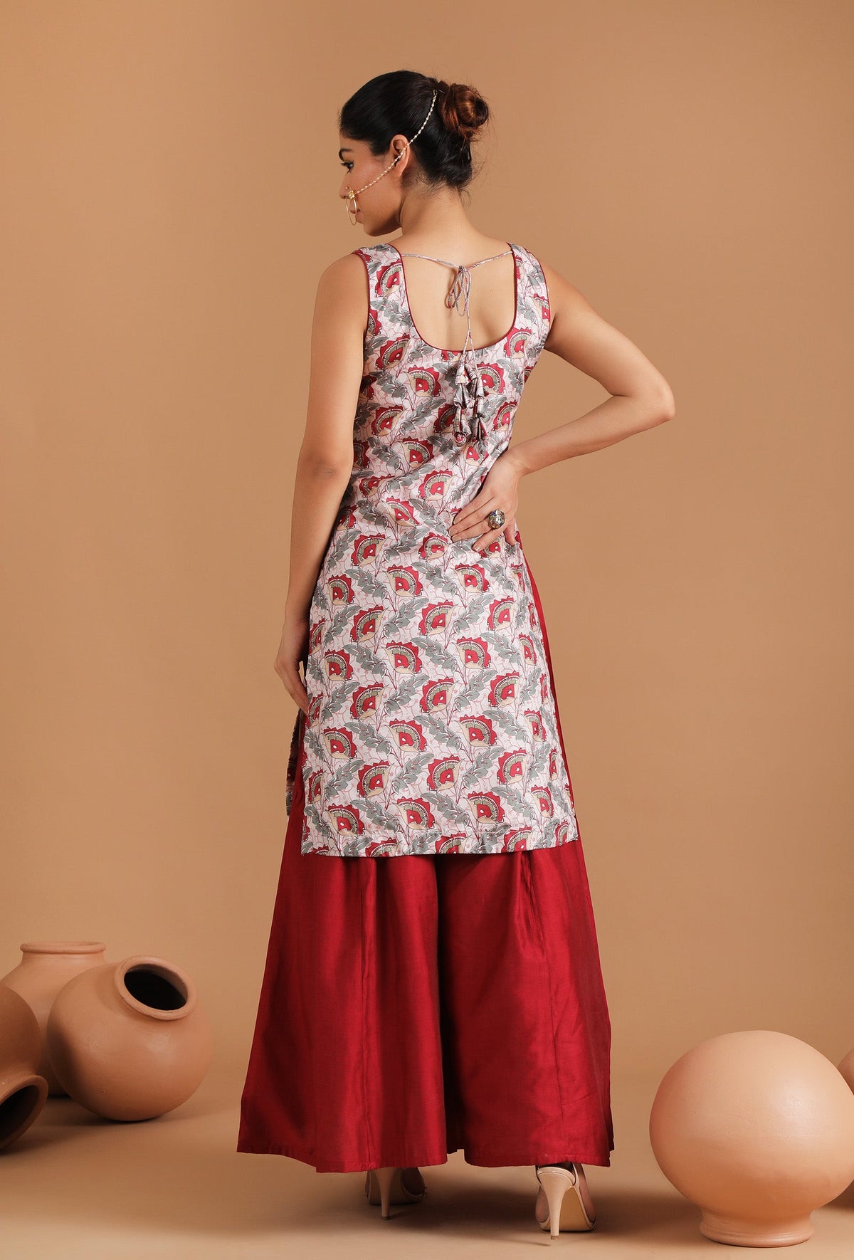 Sayani Allover Kalamkari Straight Kurta サイズ M