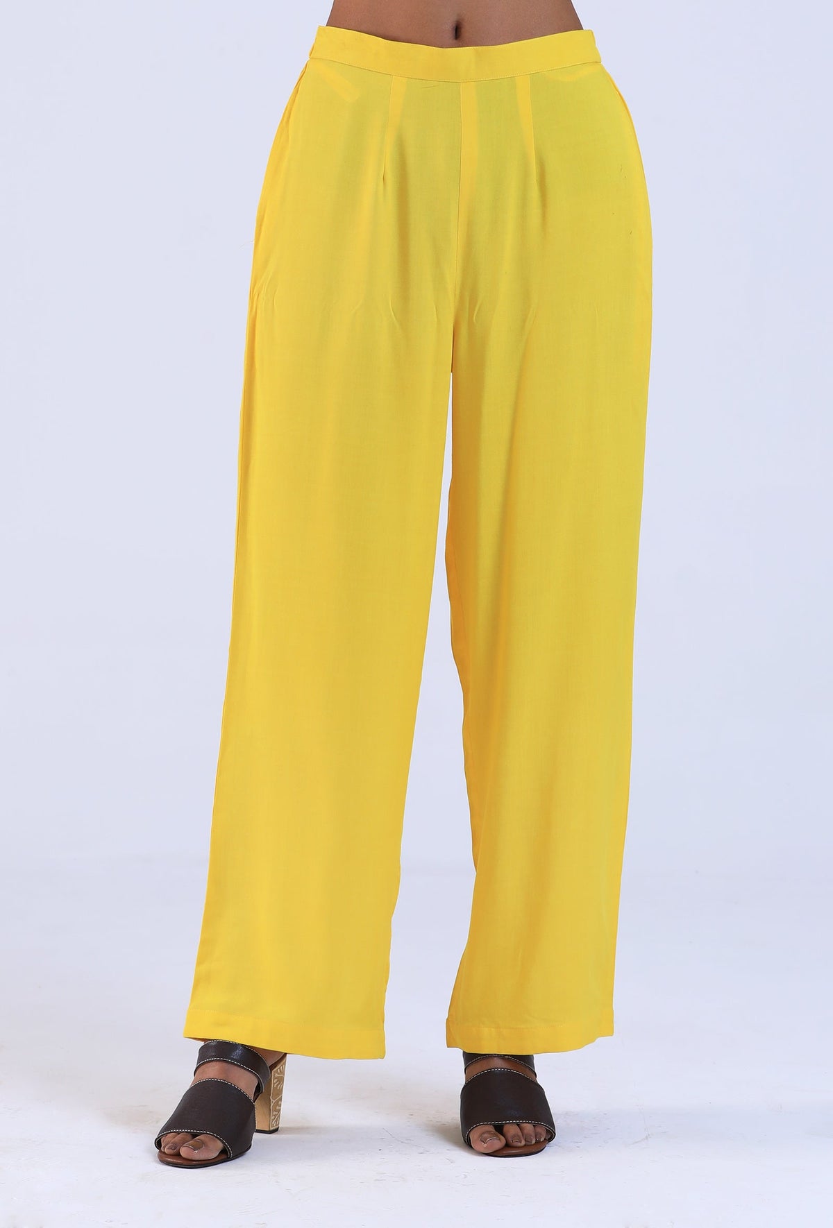 Yellow Color Women Pant サイズ L
