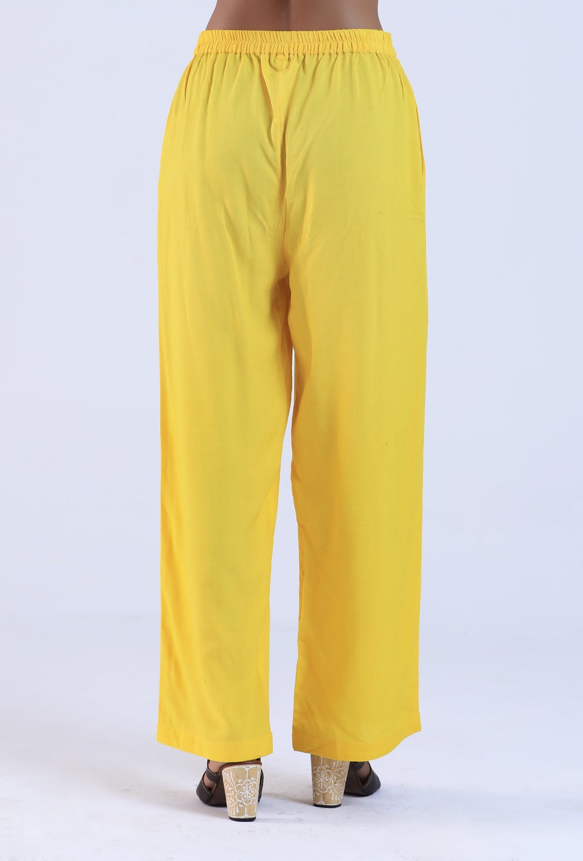 Yellow Color Women Pant サイズ XL