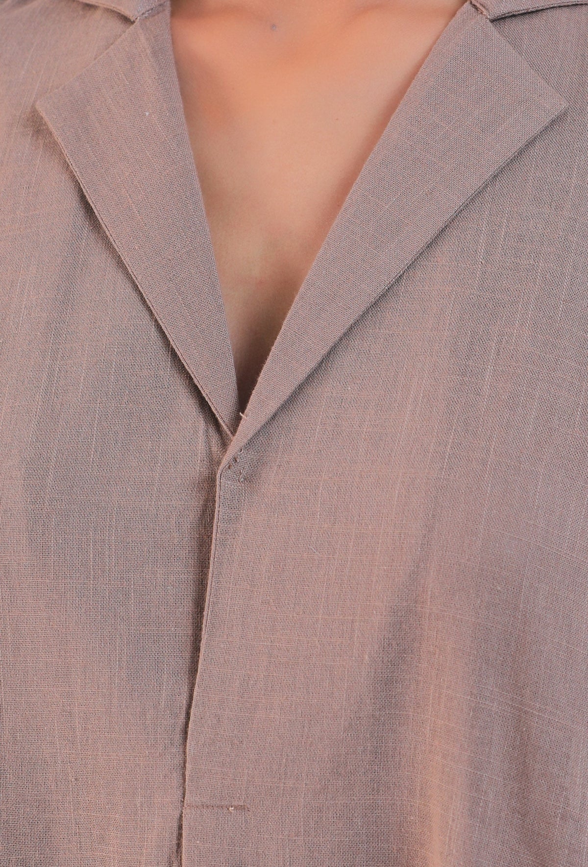 Women Brown Cotton Kurta サイズ M