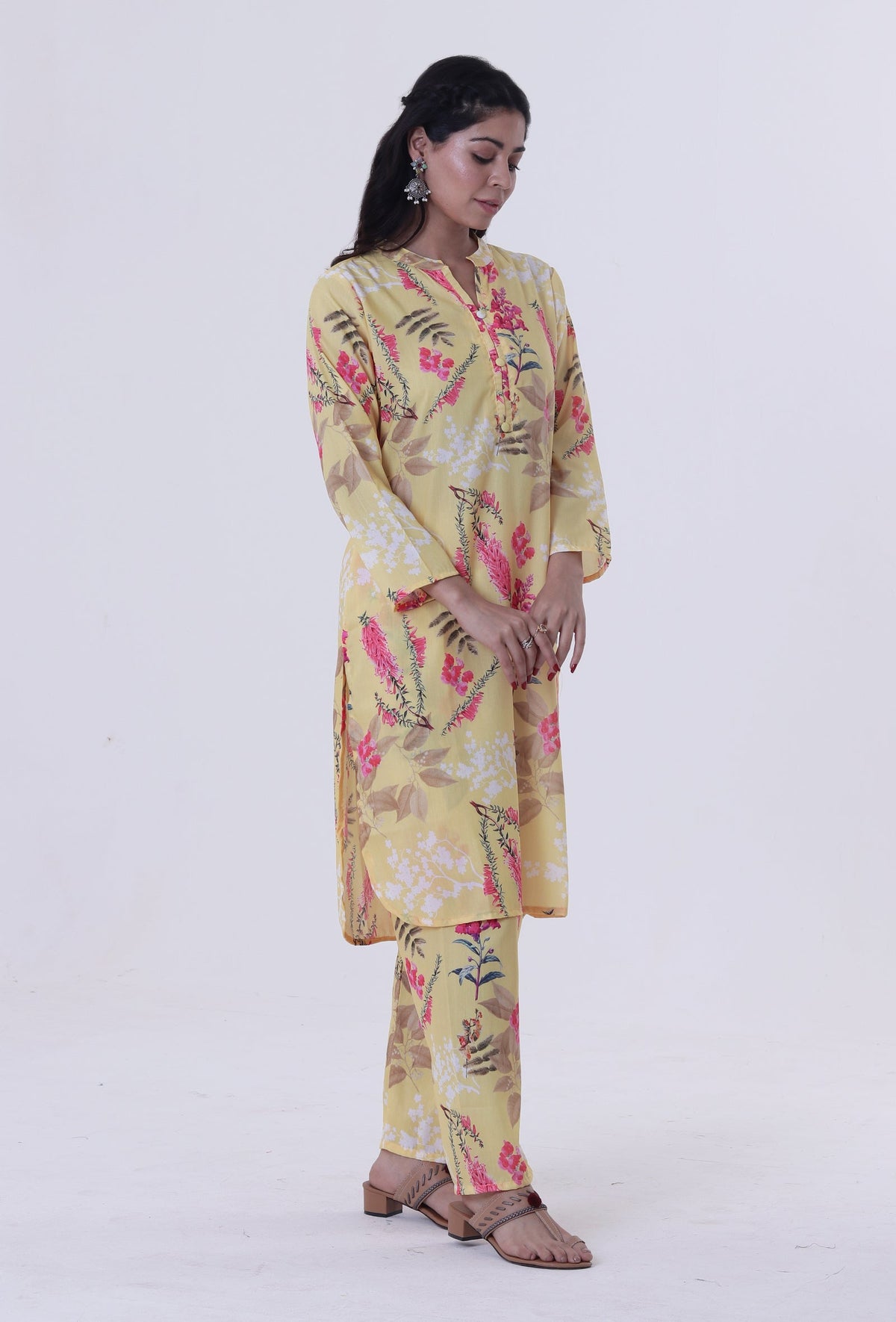 Yellow Muslin Top サイズ XXL