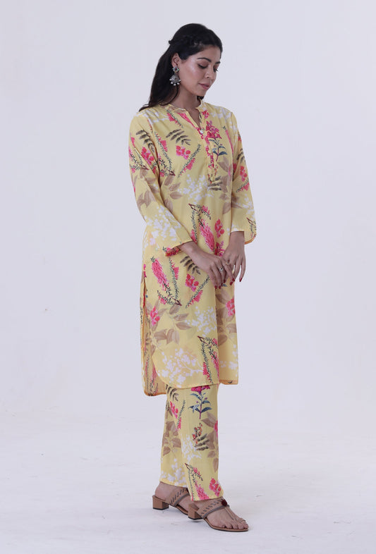 Yellow Muslin Top サイズ XXL