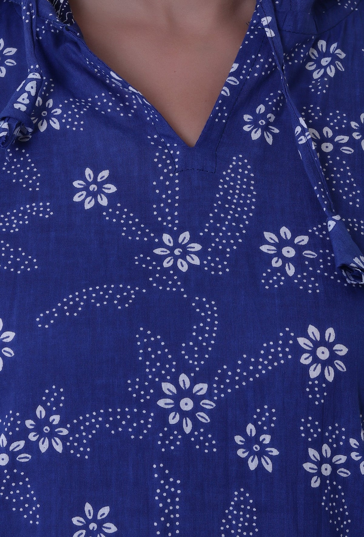 Blue Cotton Top サイズ XL