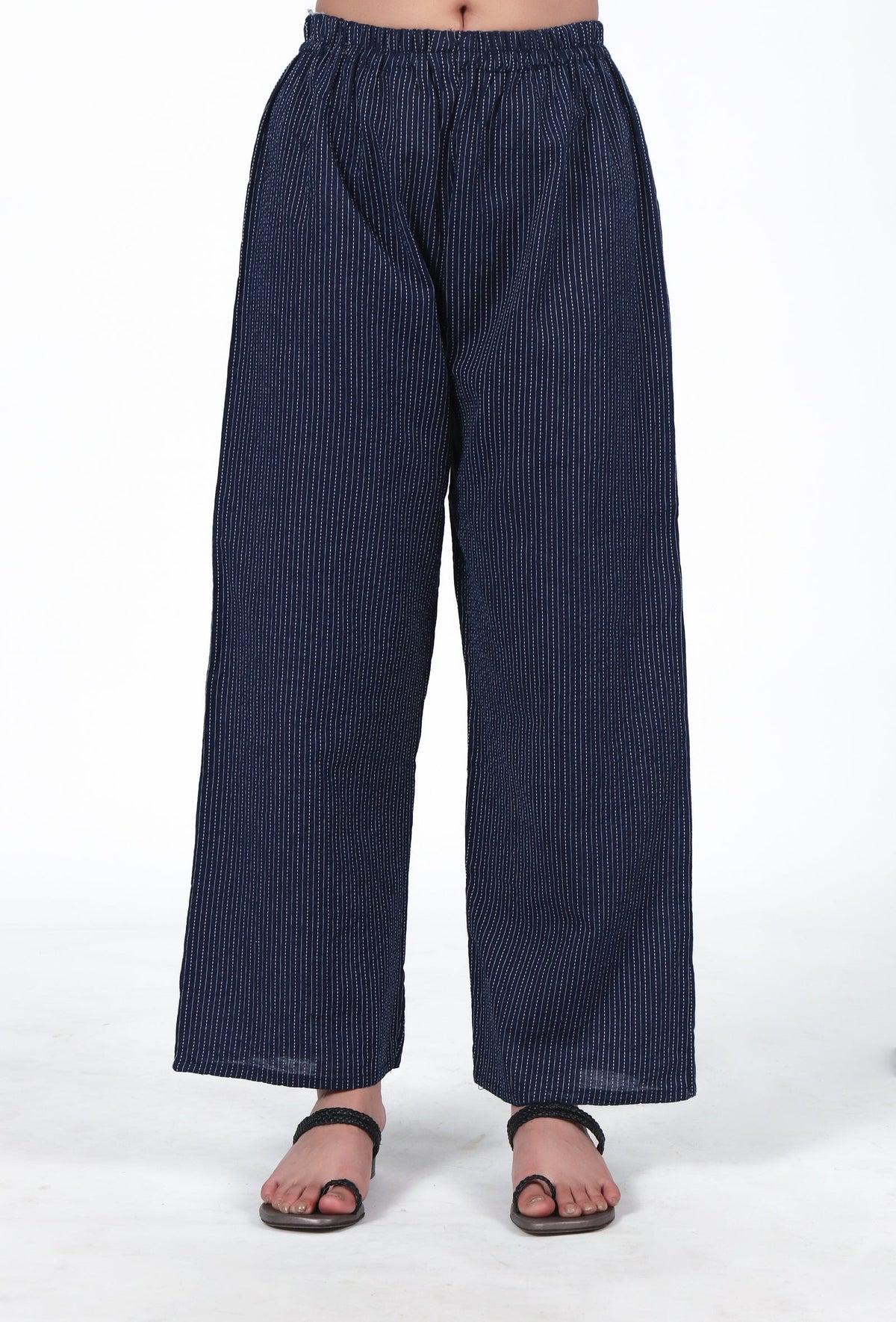 Navy Blue Cotton Pant サイズ XXXL