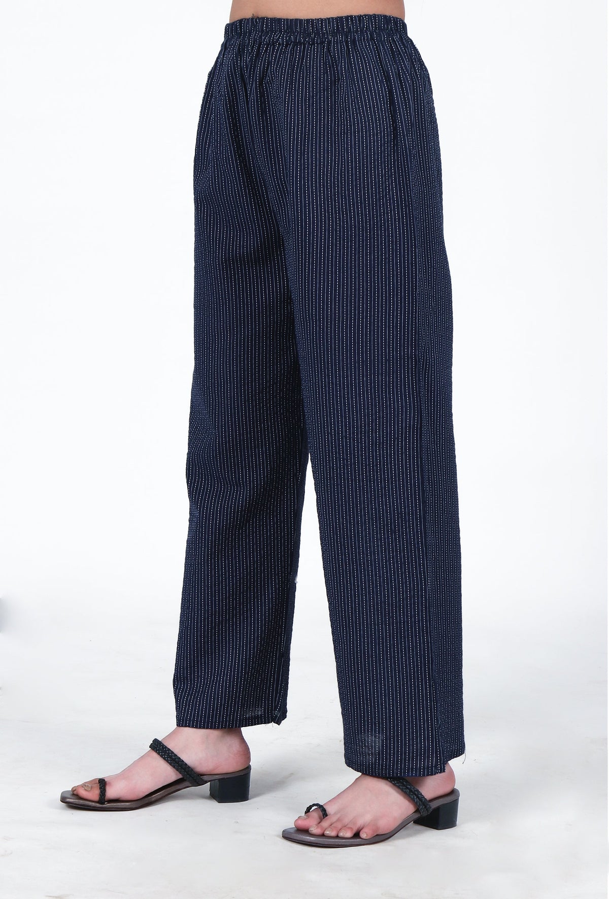 Navy Blue Cotton Pant サイズ XXXL